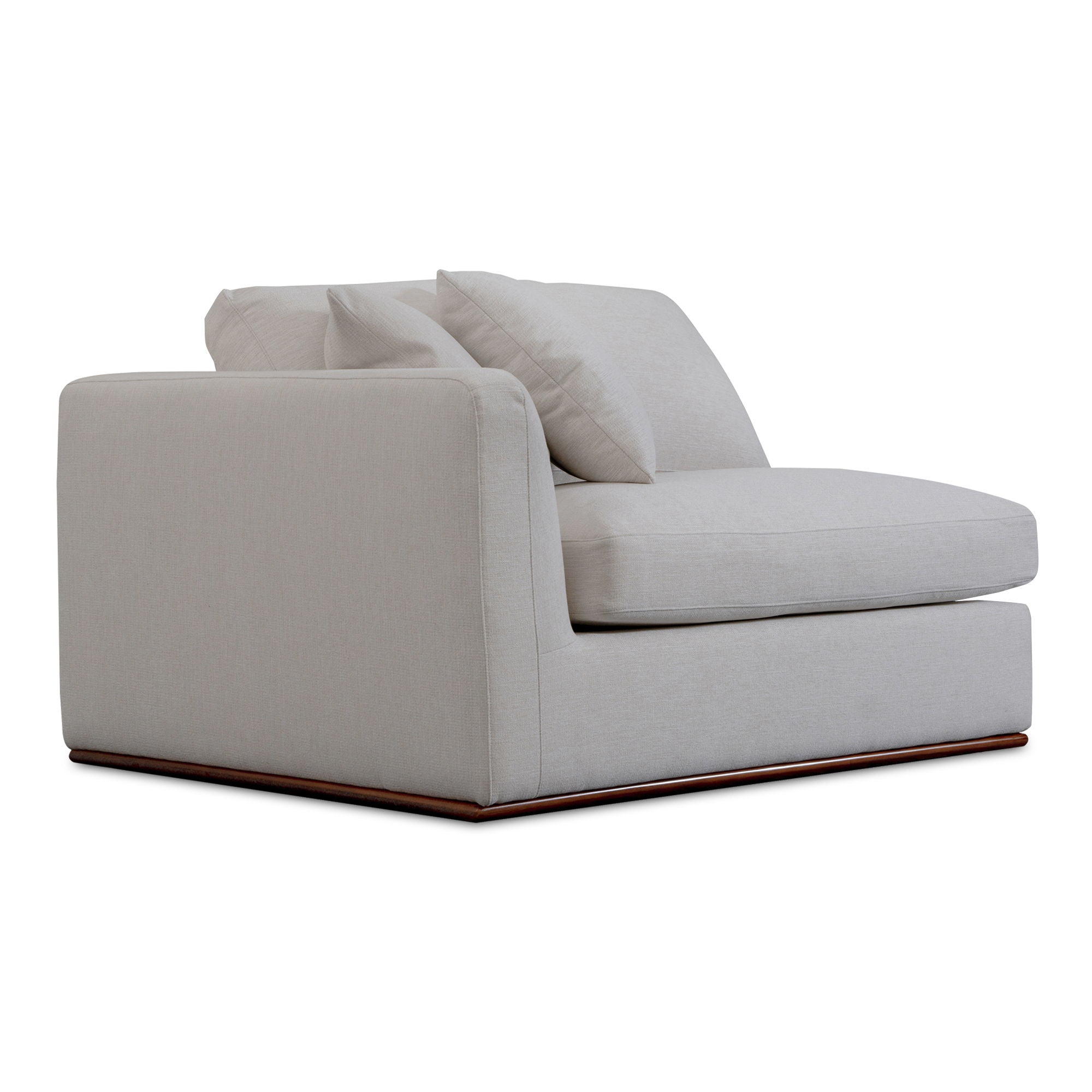 Rue - Left Arm Facing Chair - Off White
