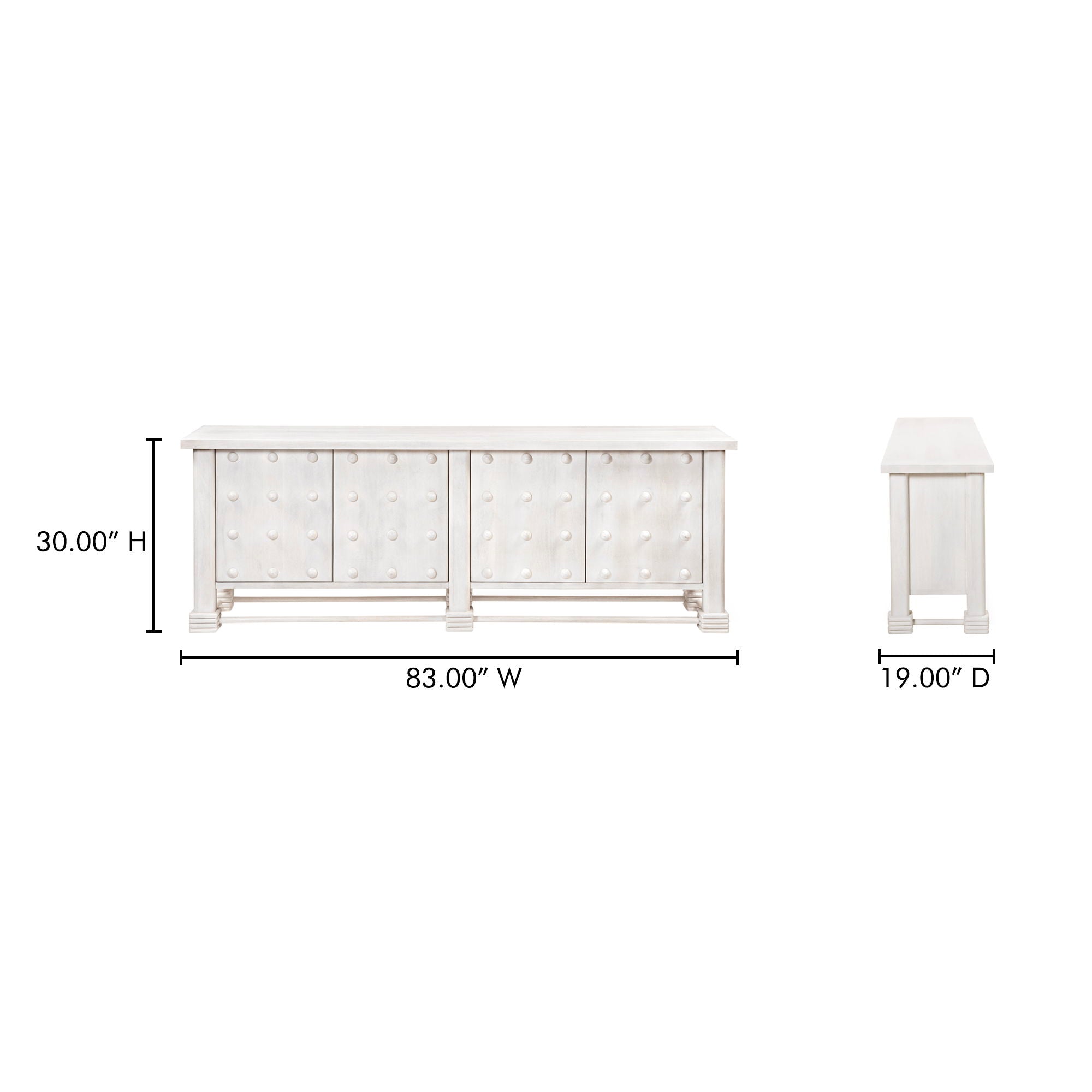 Clement - Sideboard - Whitewashed