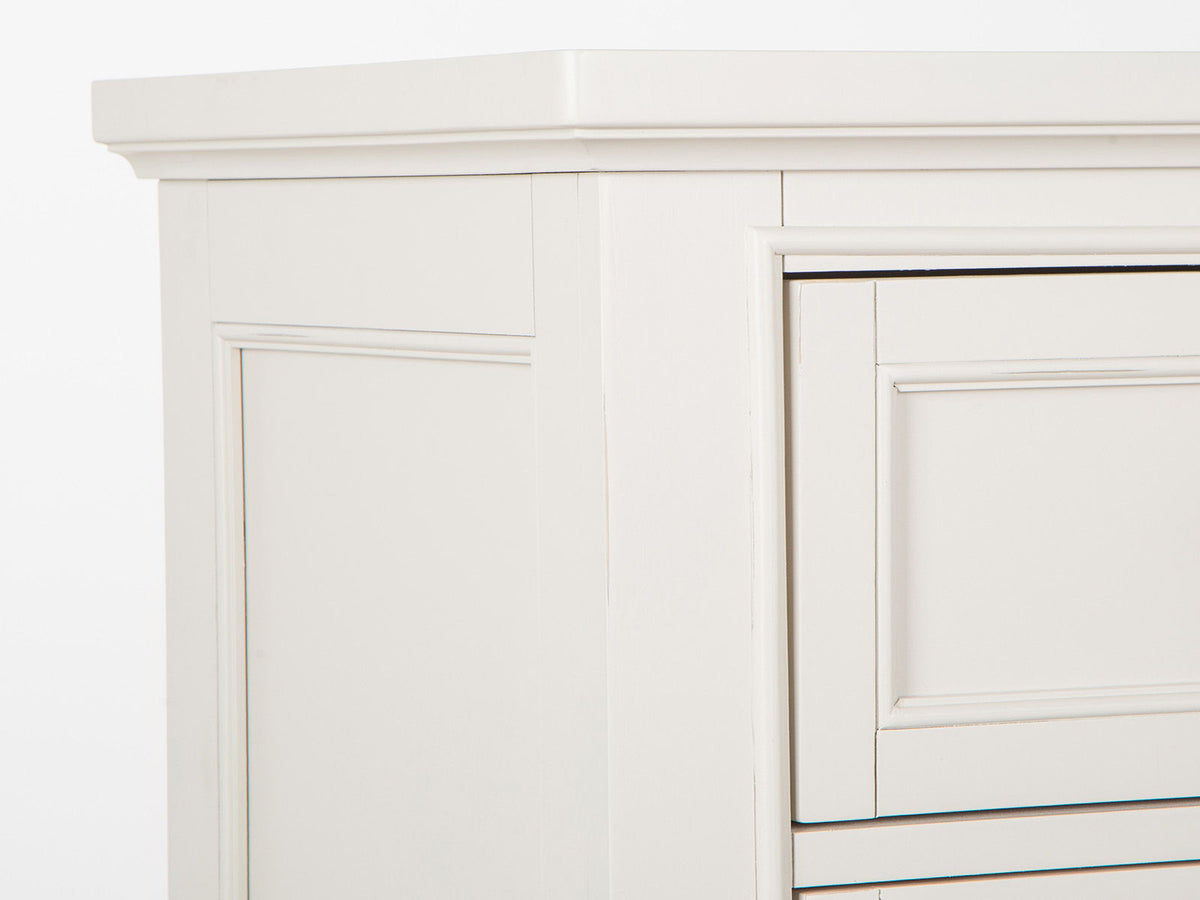 Willowbrook - Drawer Chest - Egg Shell White With Slight Rub Through