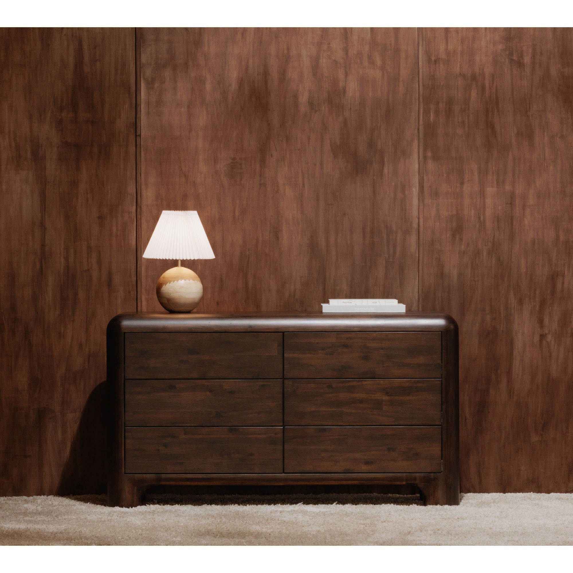 Rowan - 6 Drawer Dresser - Walnut