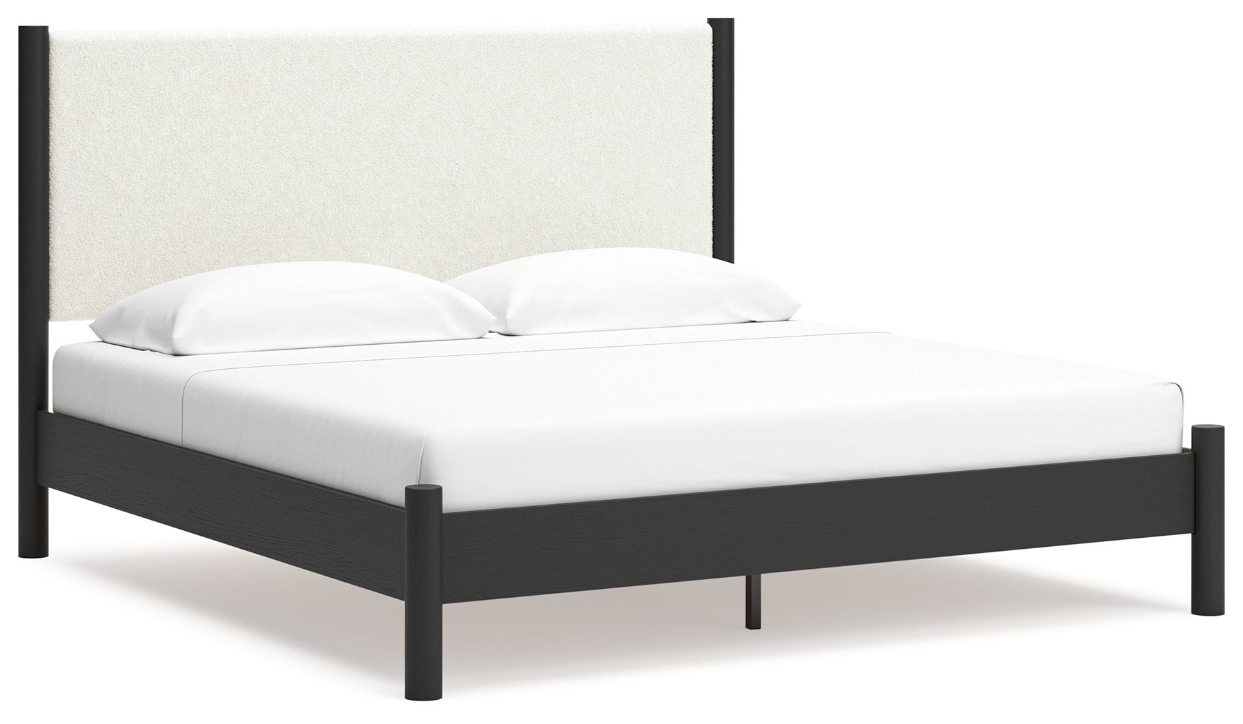 Cadmori - Upholstered Panel Bed