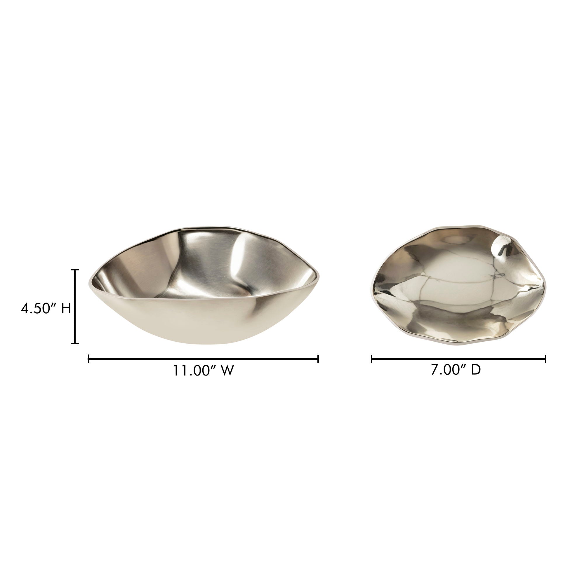 Forde - Decorative Bowl - Silver