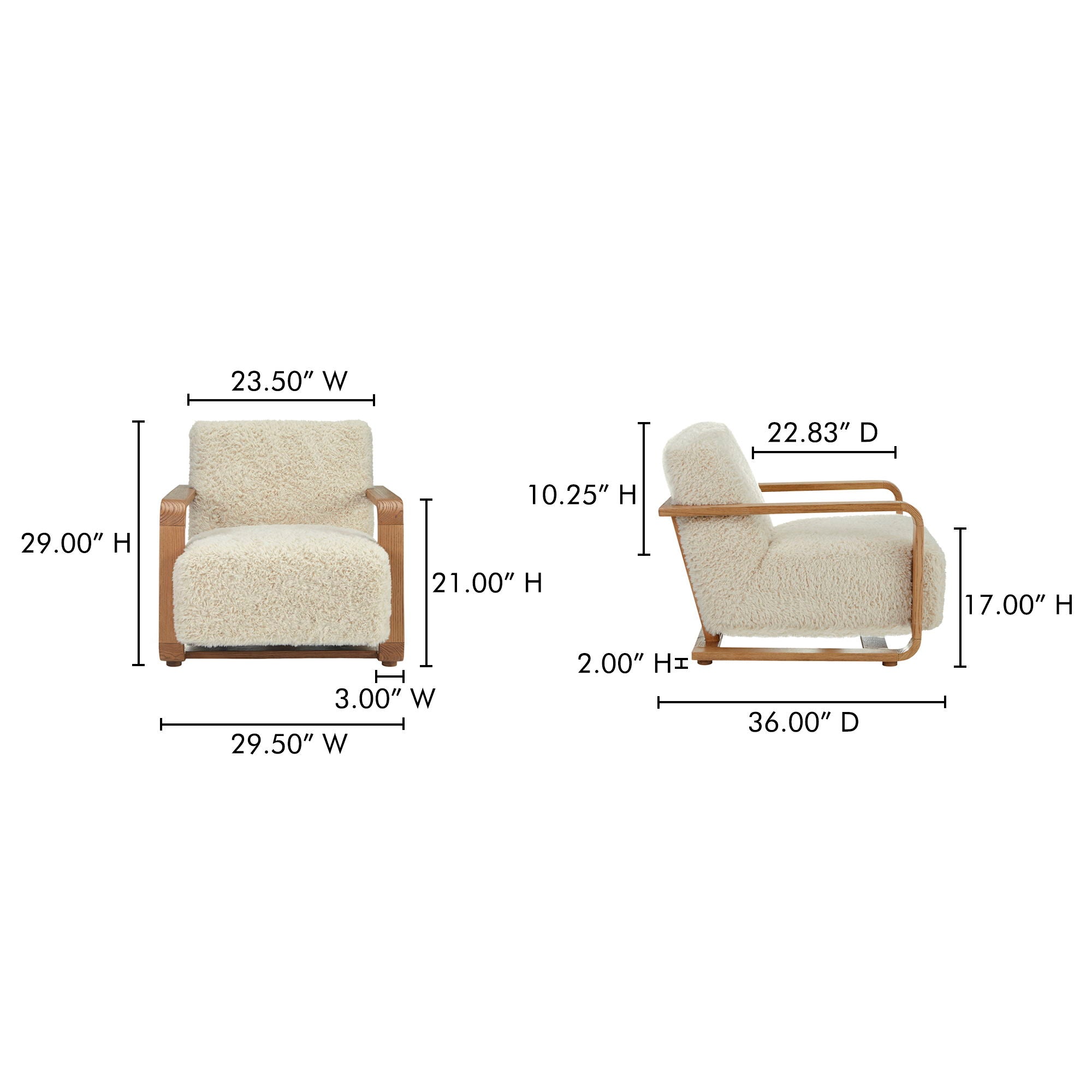 Eckersley - Lounge Chair - Cream