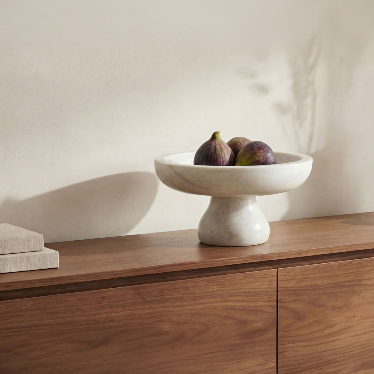 Palermo - Pedestal Bowl - White