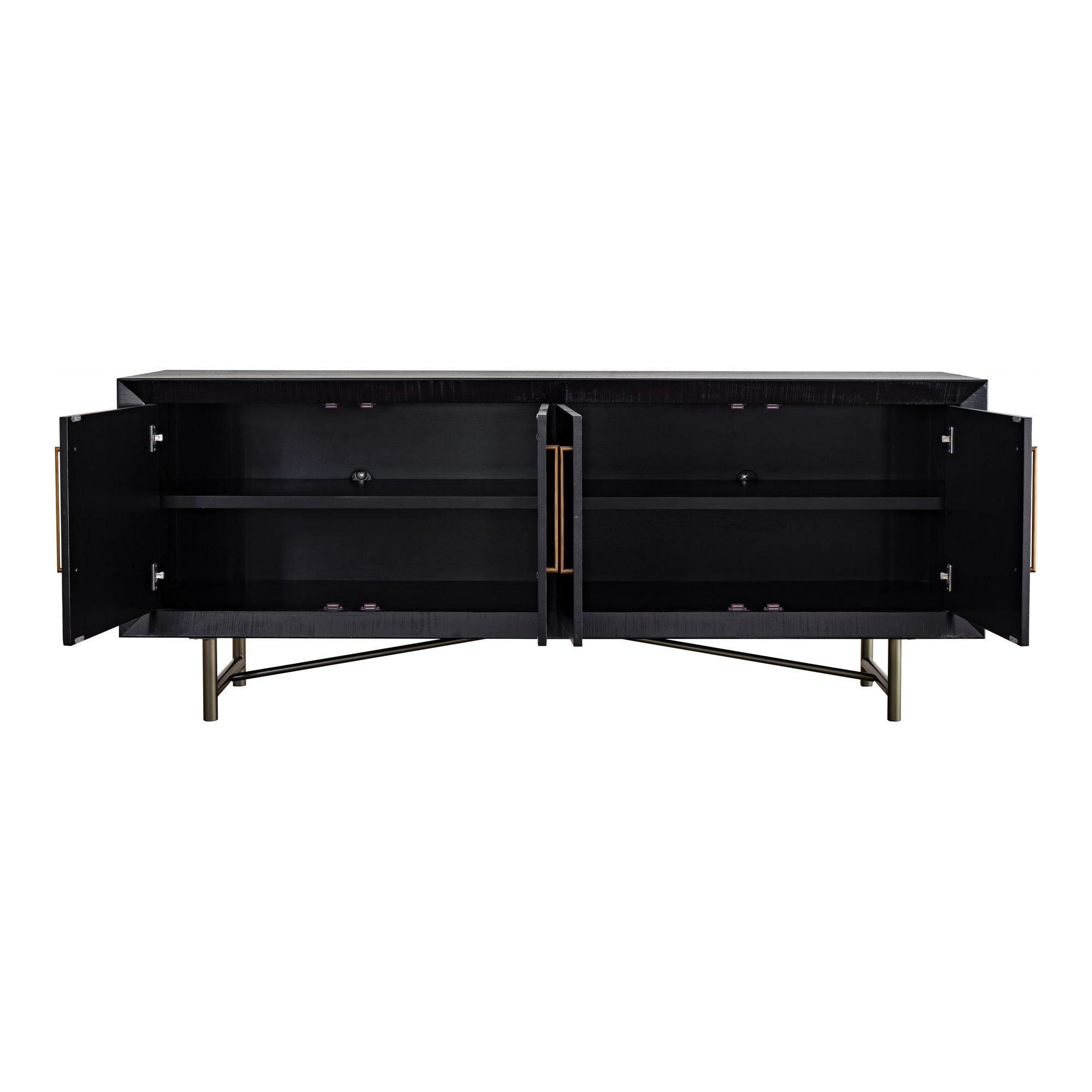 Sicily - 4 Door Sideboard - Black