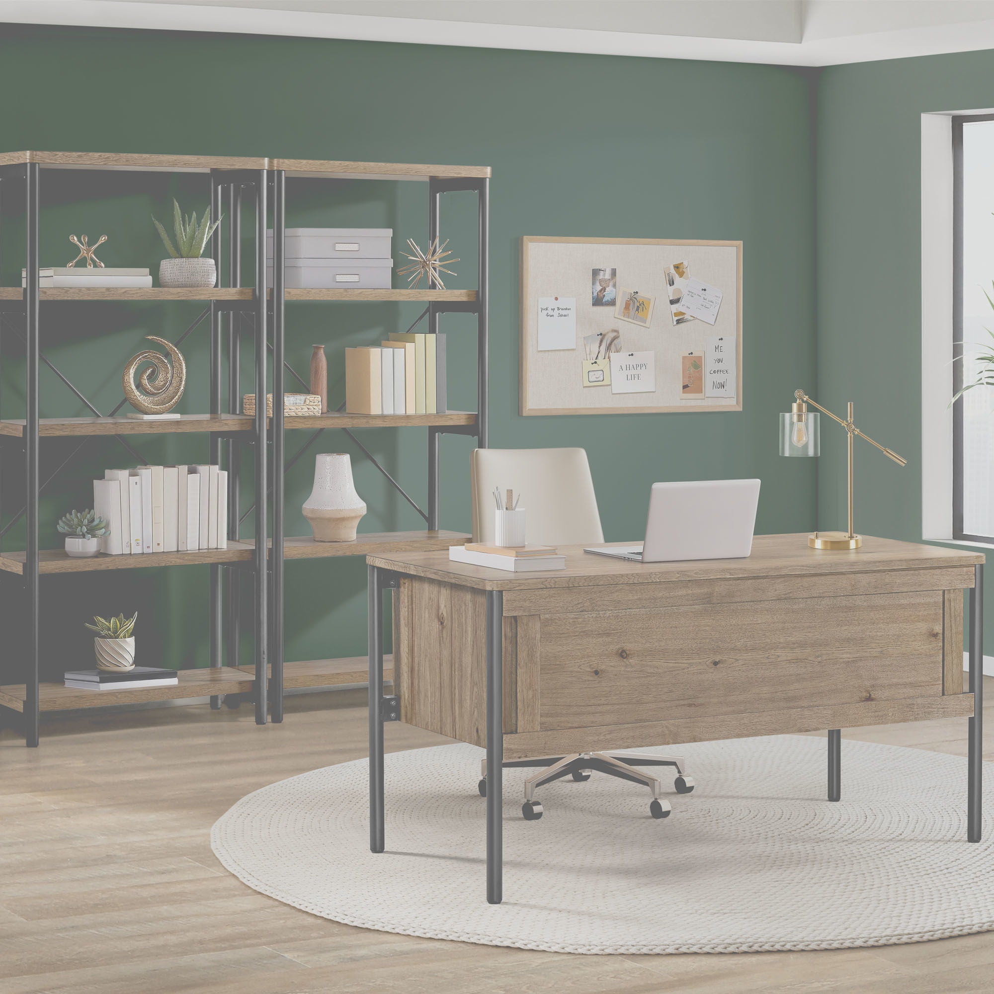Norcross - 72" Bookshelf - Hickory