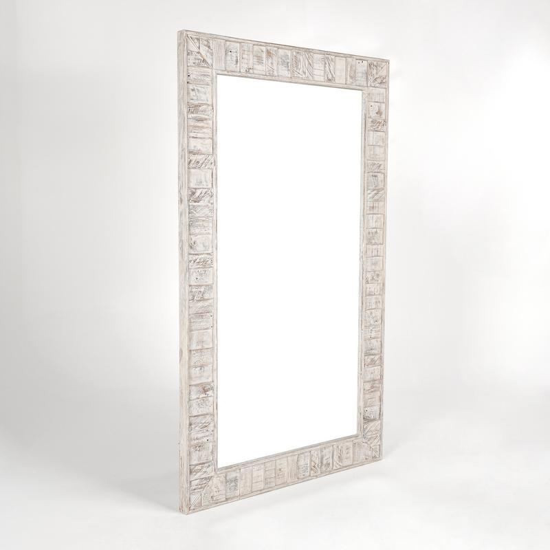 Astrid - Floor Mirror - White