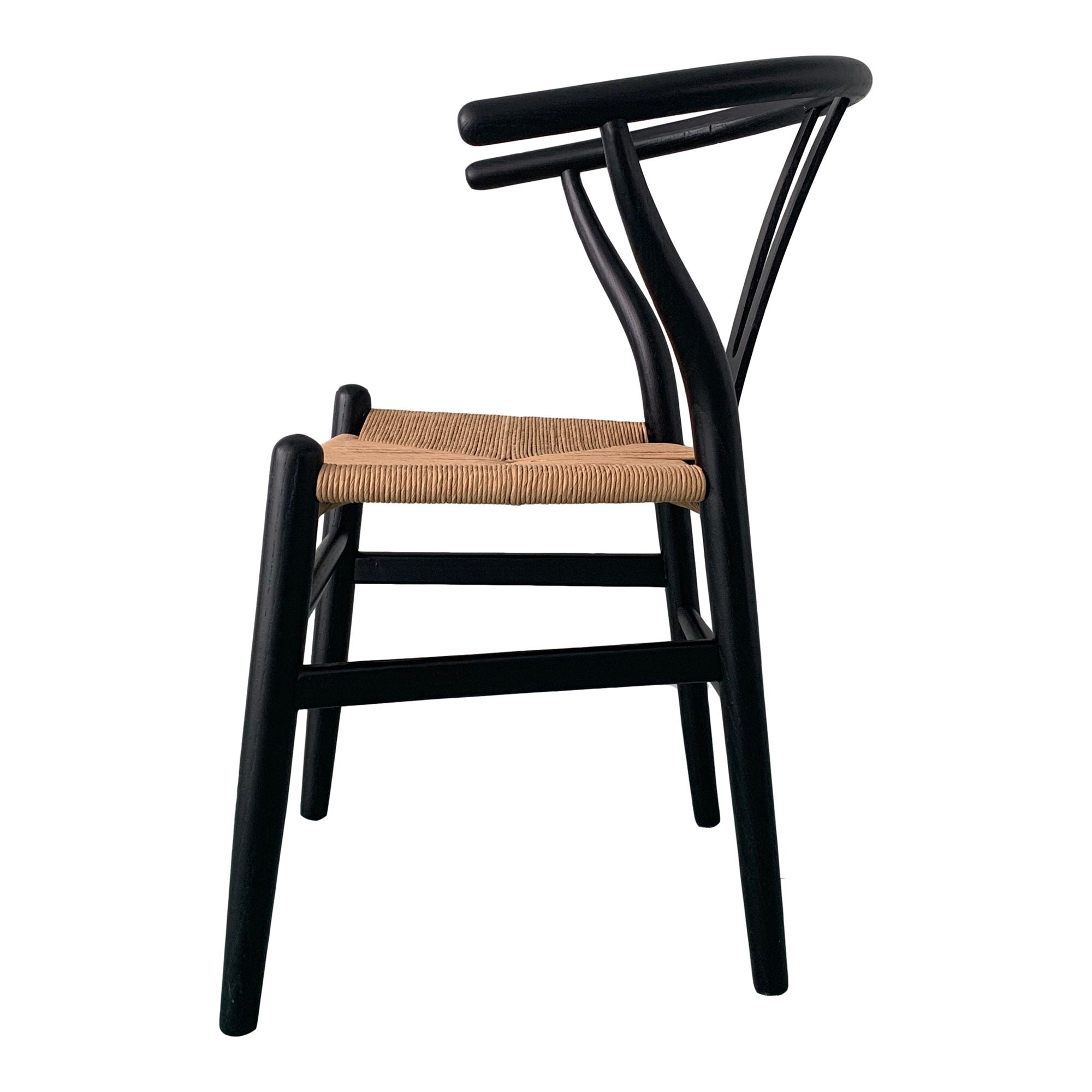 Ventana - Dining Chair (Set of 2) - Black / Natural