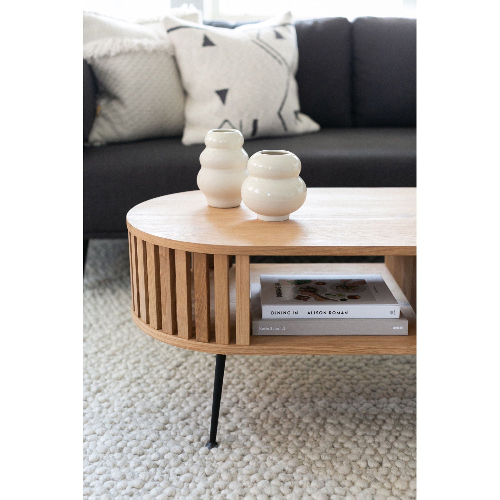 Henrich - Coffee Table - White Oil