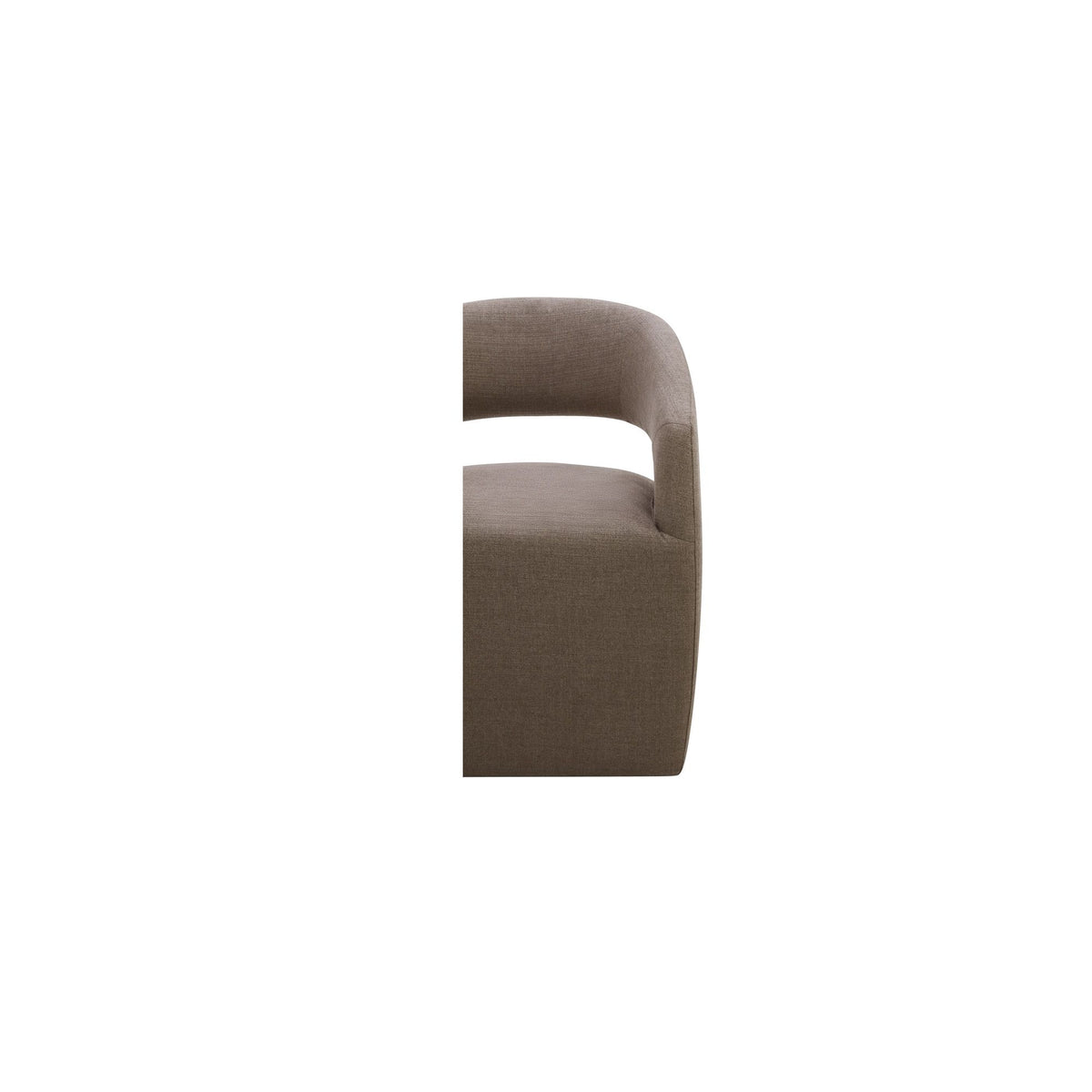 Barrow - Rolling Dining Chair - Soft Taupe / Tan