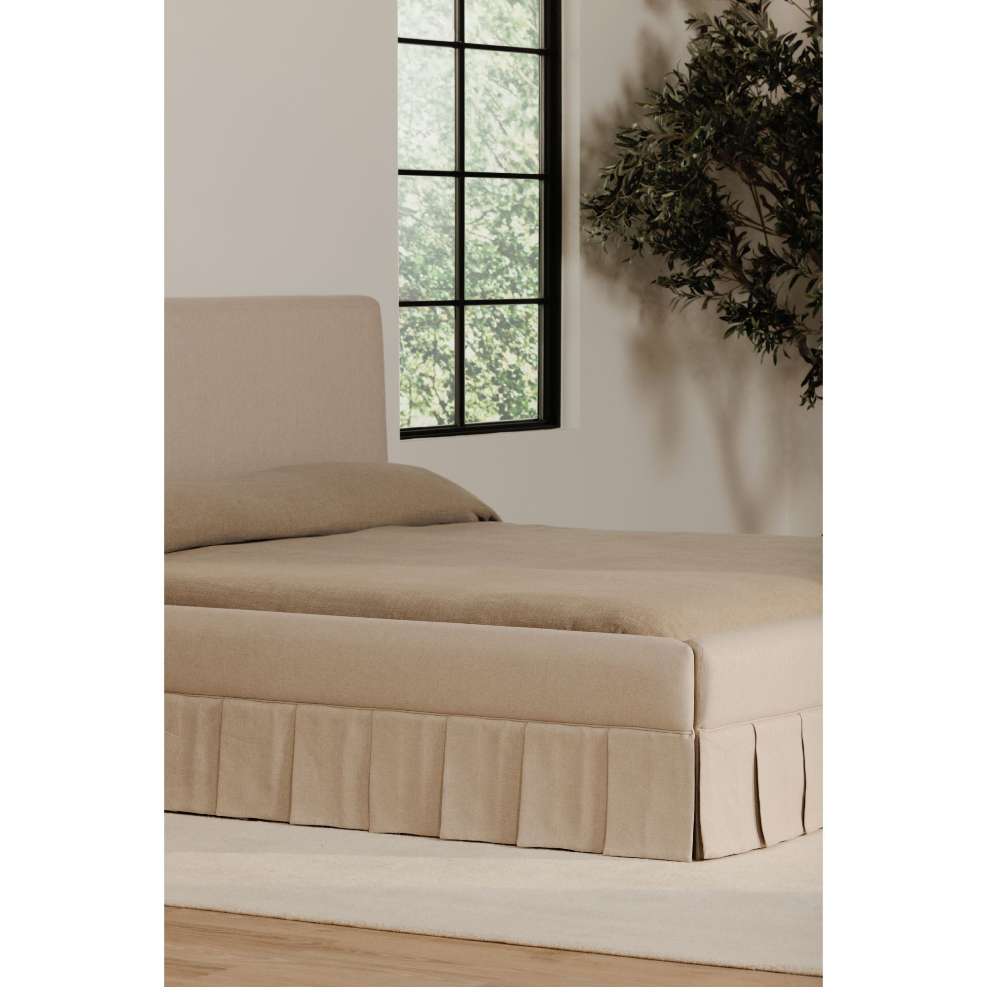 Maren - King Bed - Beige