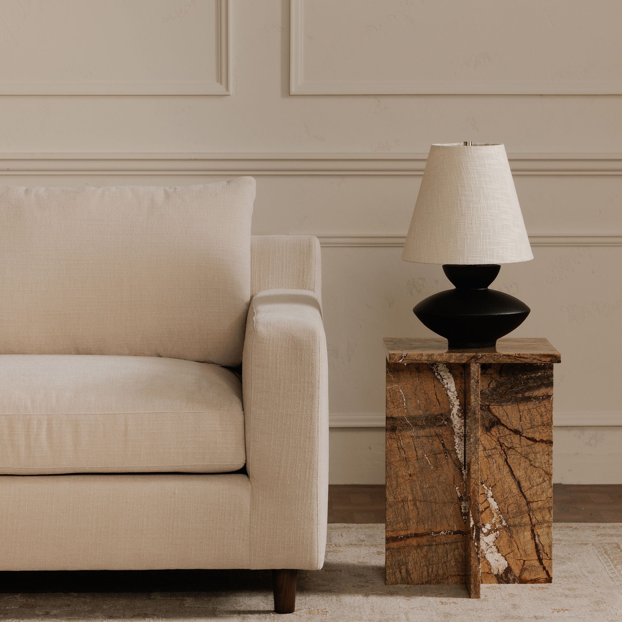 Hutton - Right Sectional - Beige