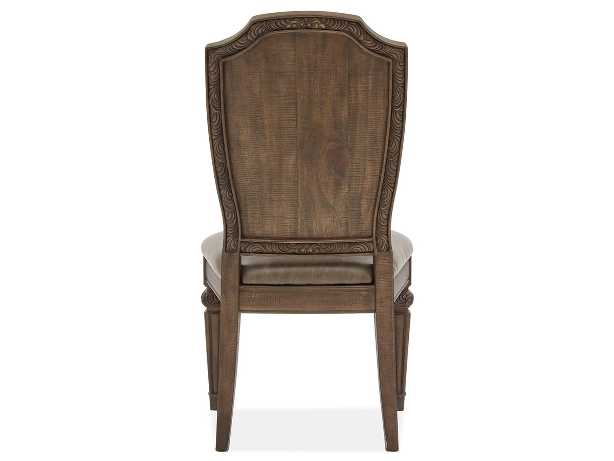 Durango - Wood Dining Side Chair With Upholstered Seat and Back (Set of 2) - Willadeene Brown
