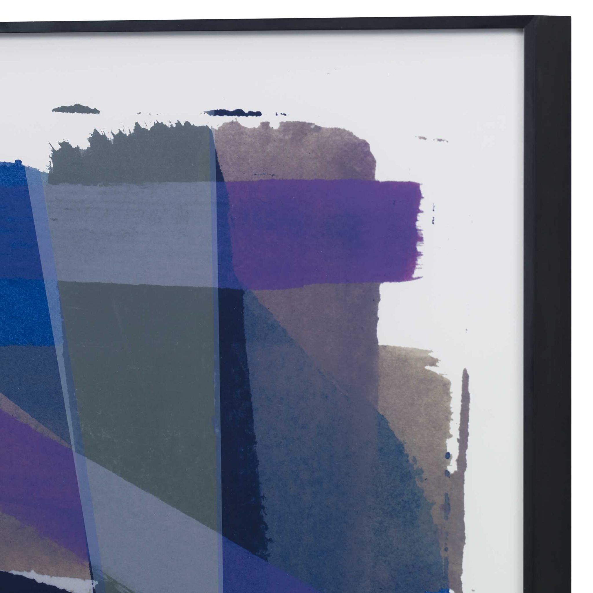 Vivacious - Abstract Framed Prints (Set of 2) - Blue