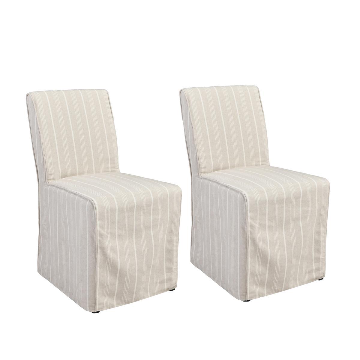 Amaya - Upholstered Dining Chair (Set of 2) - Beige