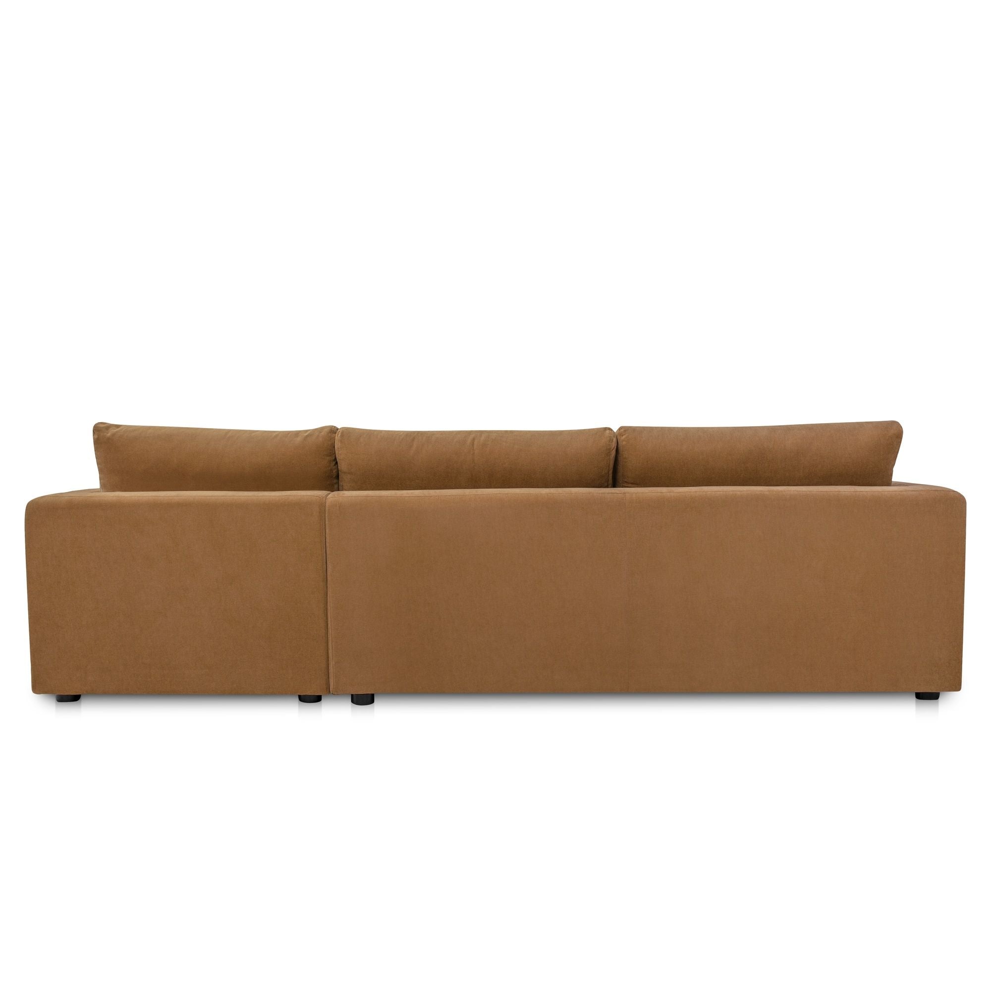Burrow - Sleeper Sectional With Right Storage Chaise - Ginger
