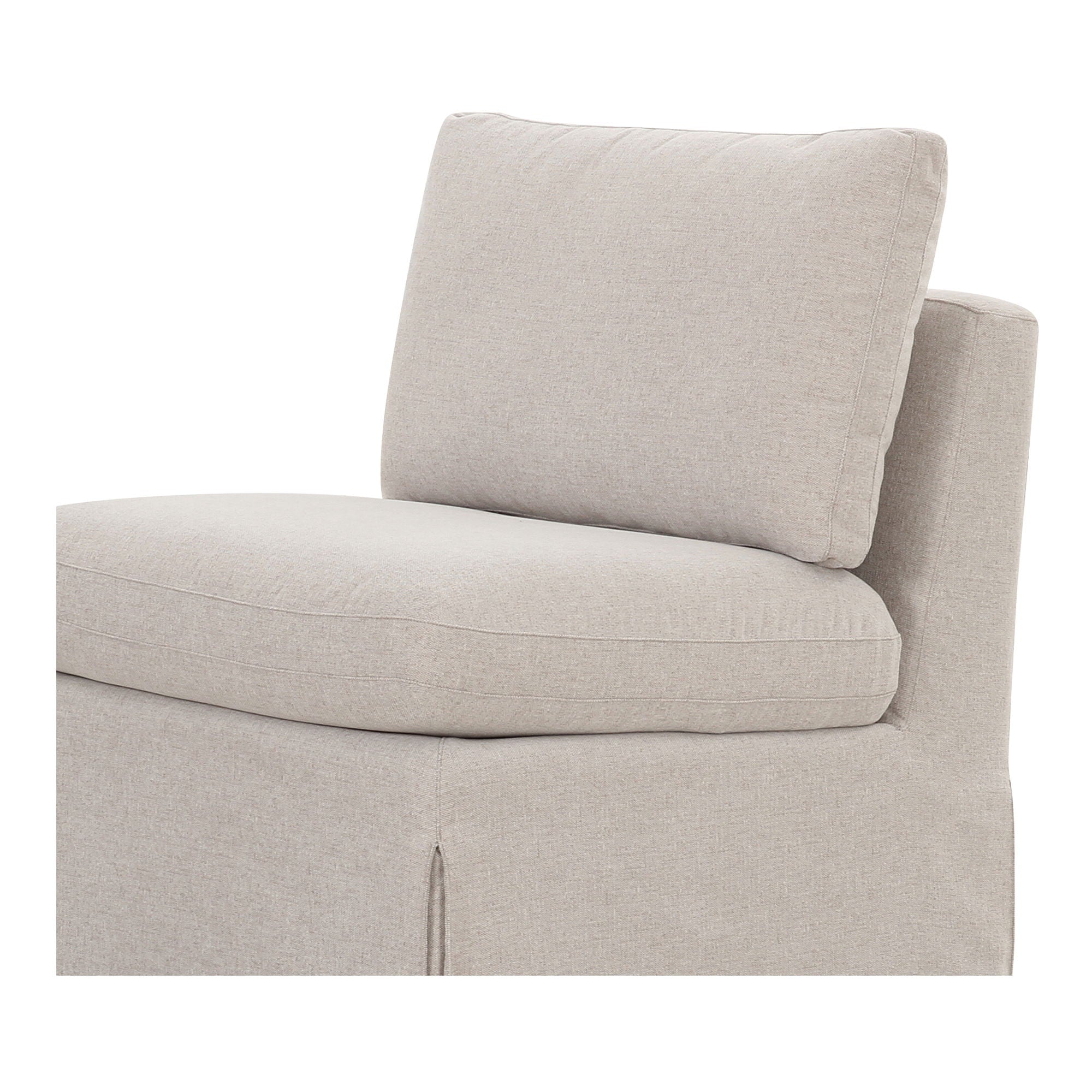 Fable - Slipcover Dining Slipper Chair - Beige