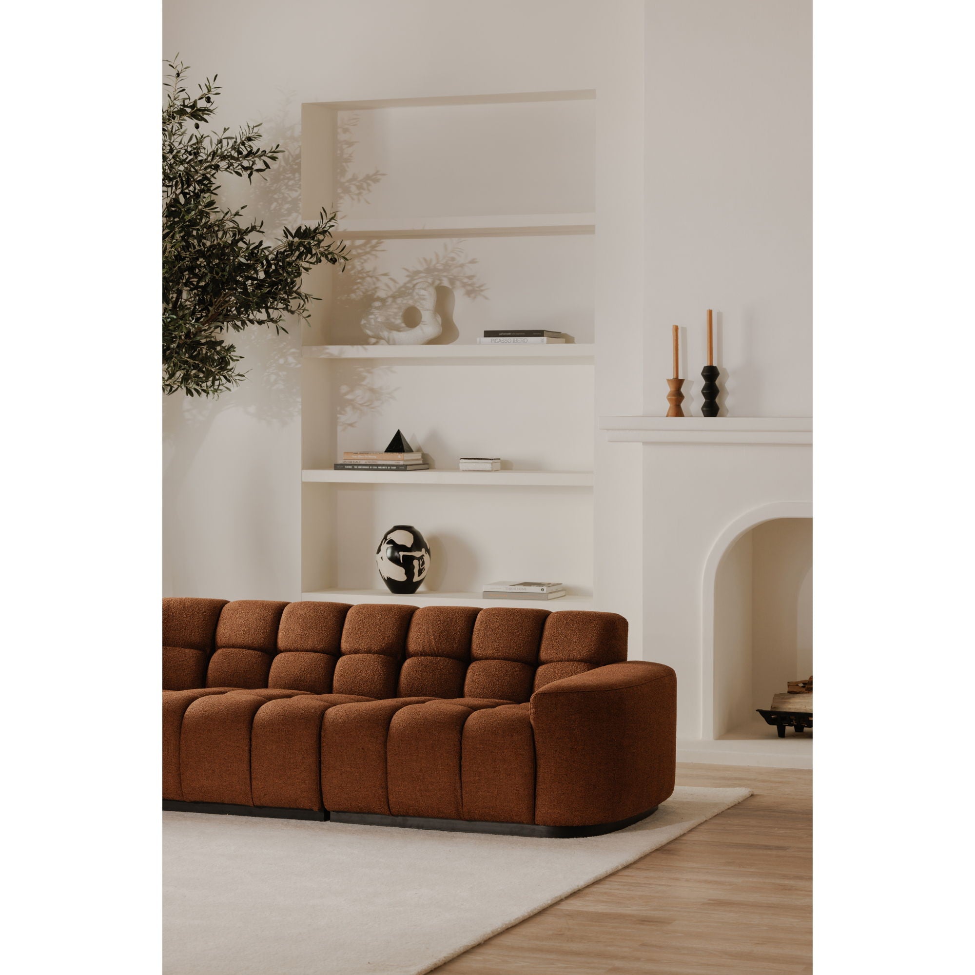 Roman - L-Shaped Sectional - Red