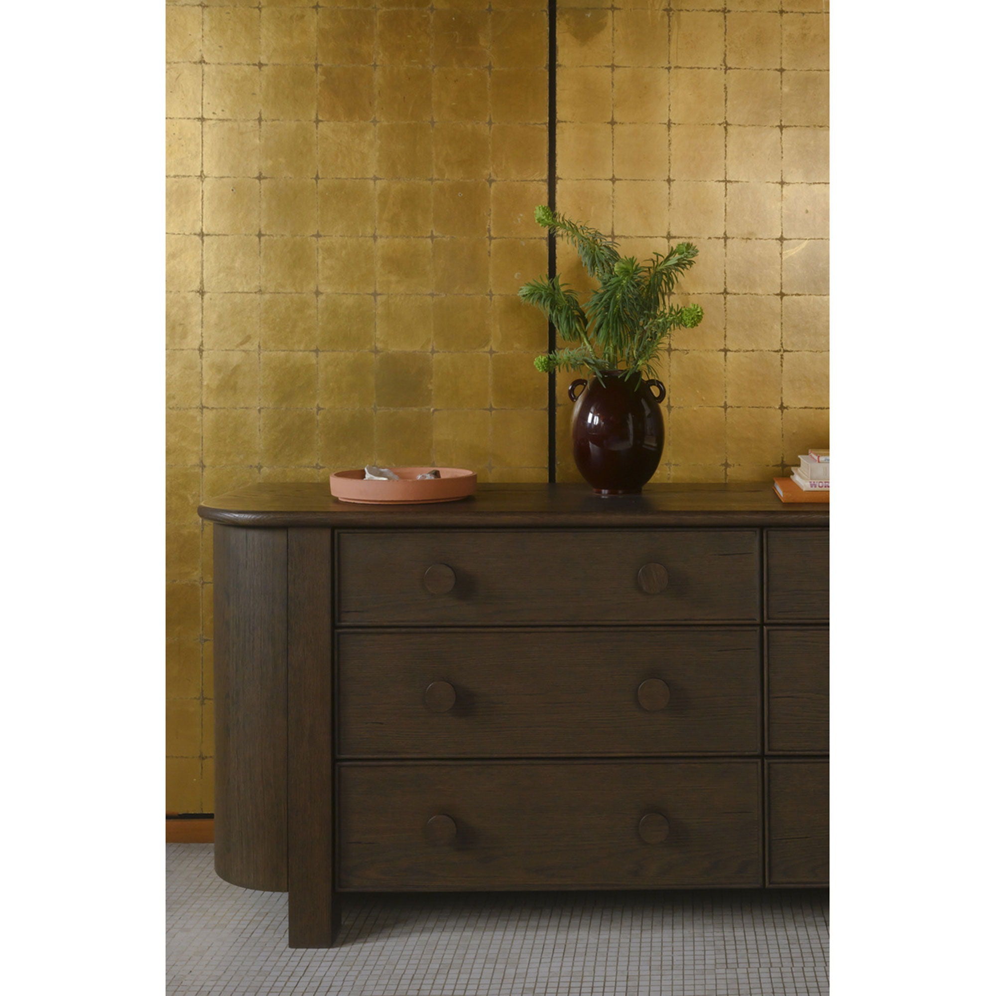 Loren - 6 Drawer Dresser - Dark Brown
