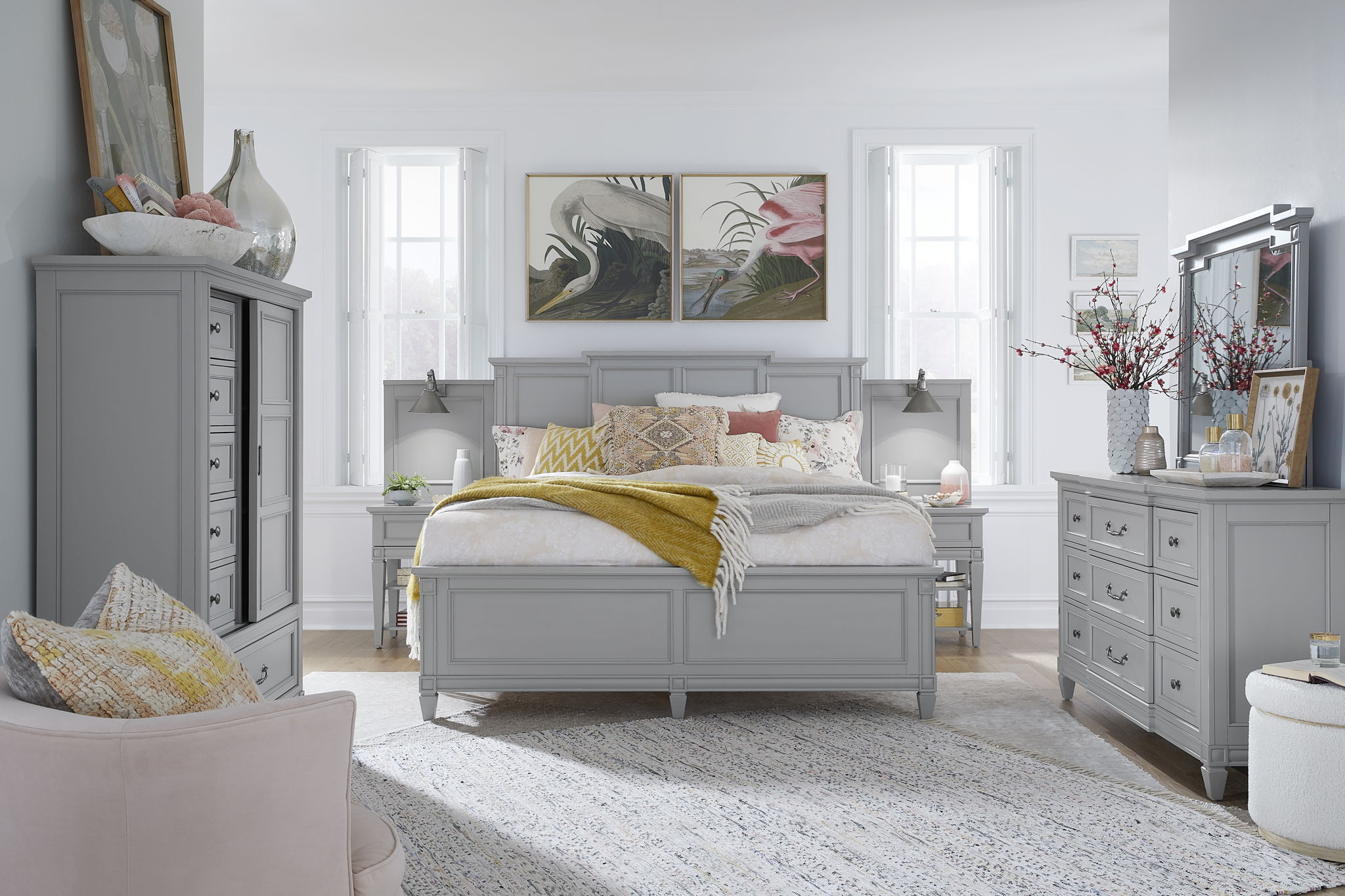 Glenbrook - Open Nightstand - Pebble