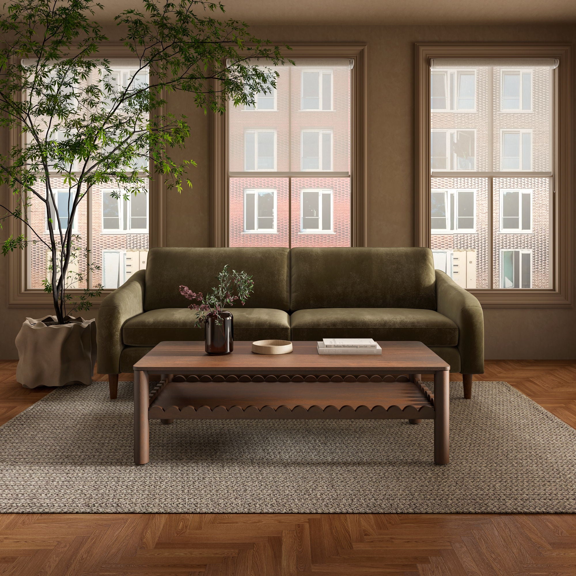 Quinn - Sofa Cedar - Green