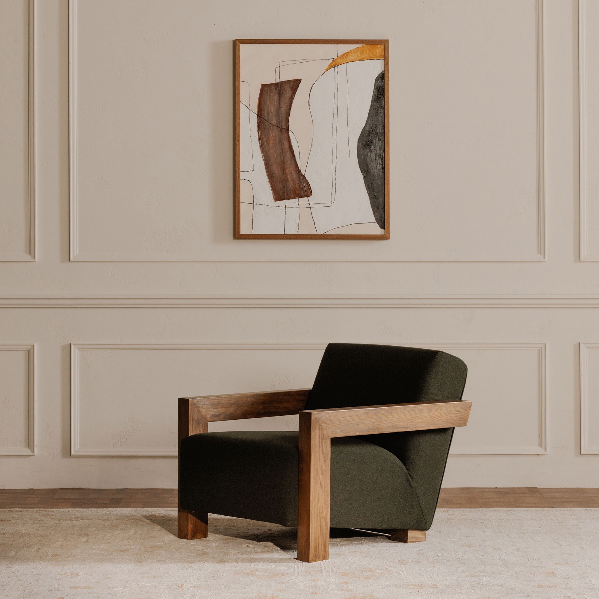 Garnet - Lounge Chair - Olive