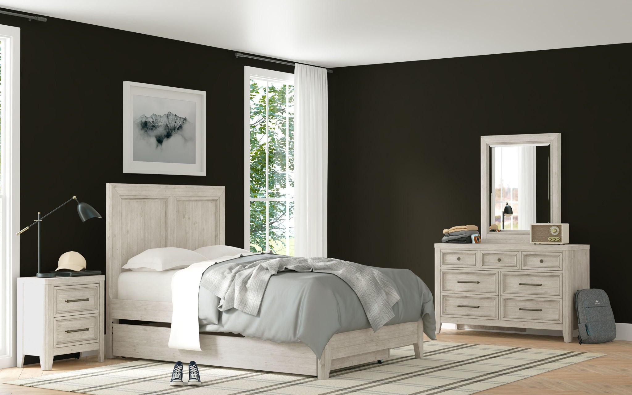 Carlson - Panel Bed