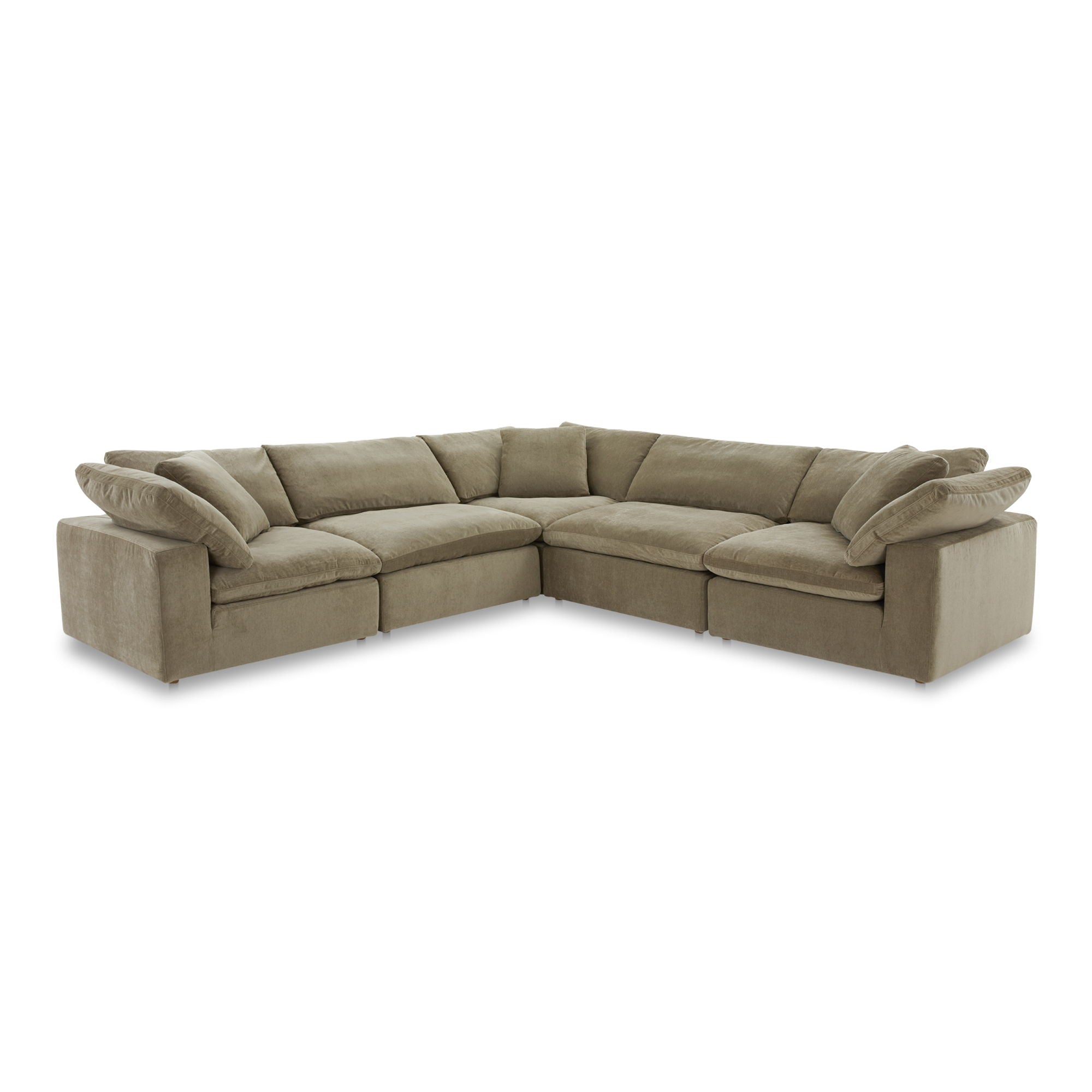 Terra Classic - Performance Fabric L Modular Sectional - Desert Sage