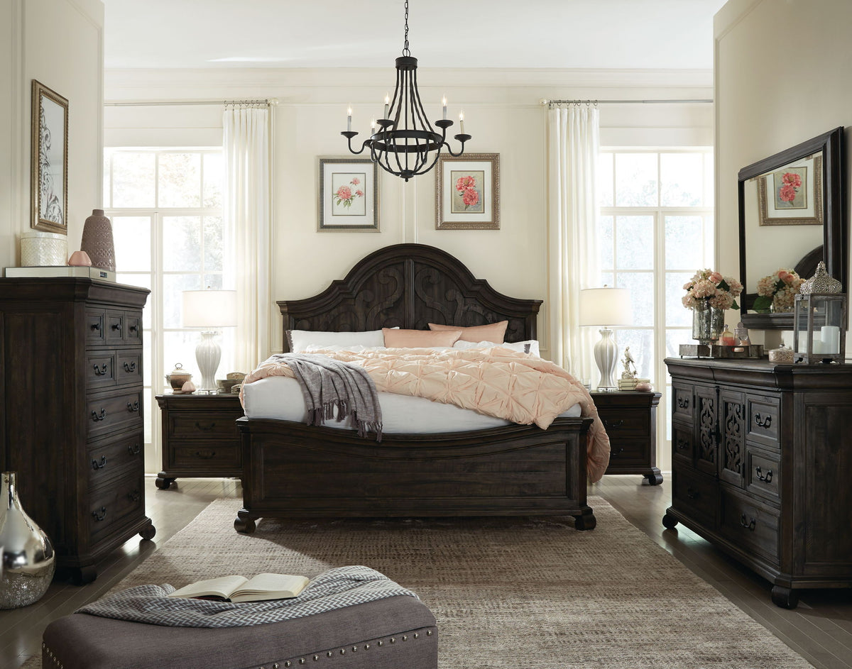 Bellamy - Complete Shaped Panel Bed