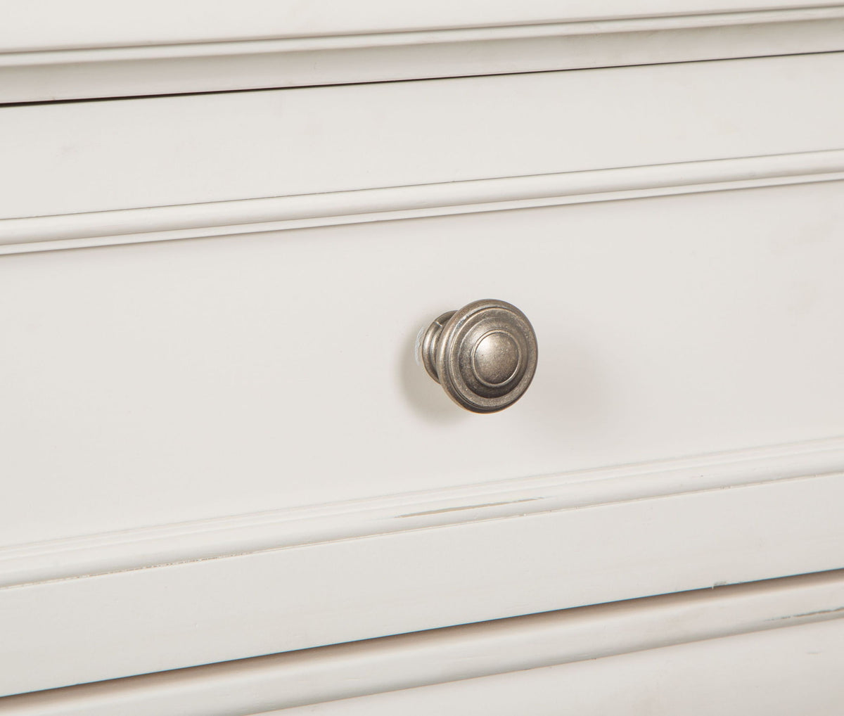 Willowbrook - Open Nightstand - Egg Shell White With Slight Rub Through