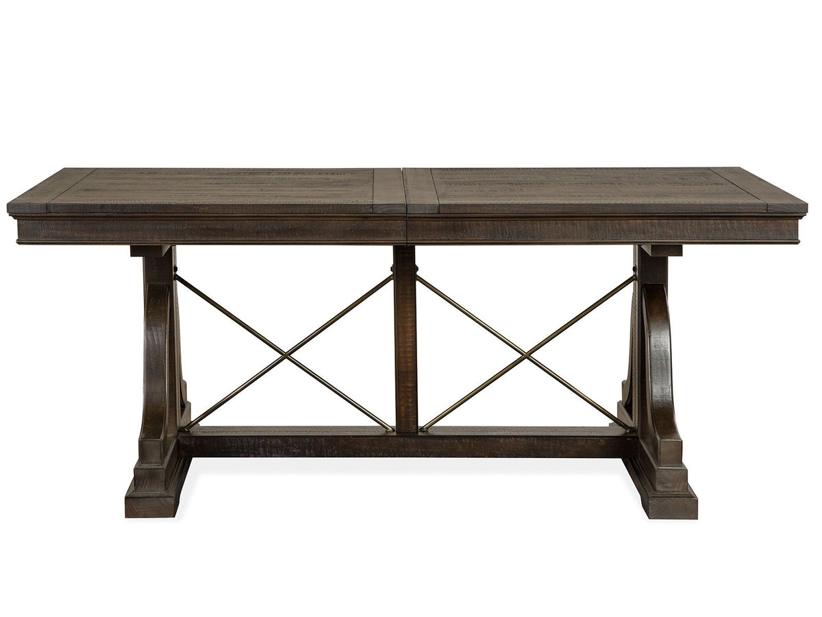 Westley Falls - Trestle Dining Table - Graphite