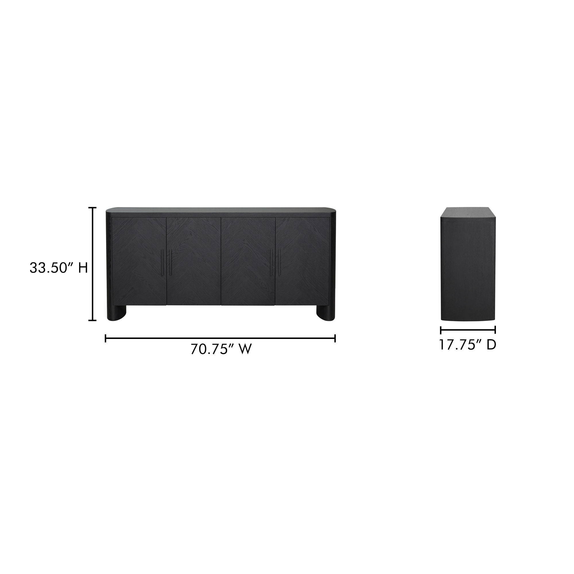 William - Sideboard - Black