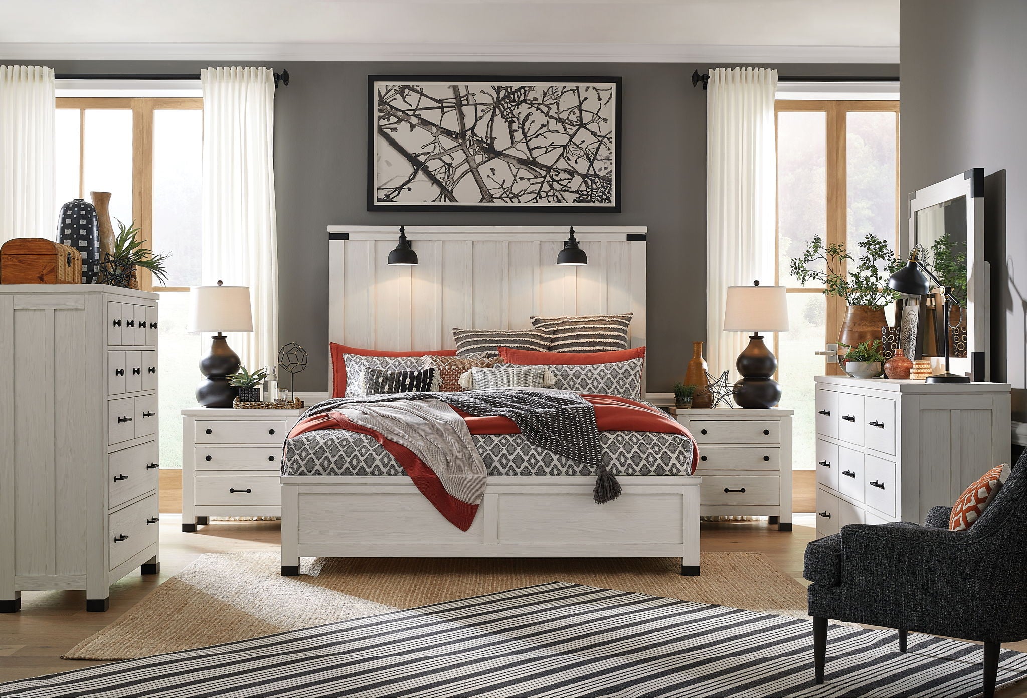 Harper Springs - Drawer Nightstand - Silo White