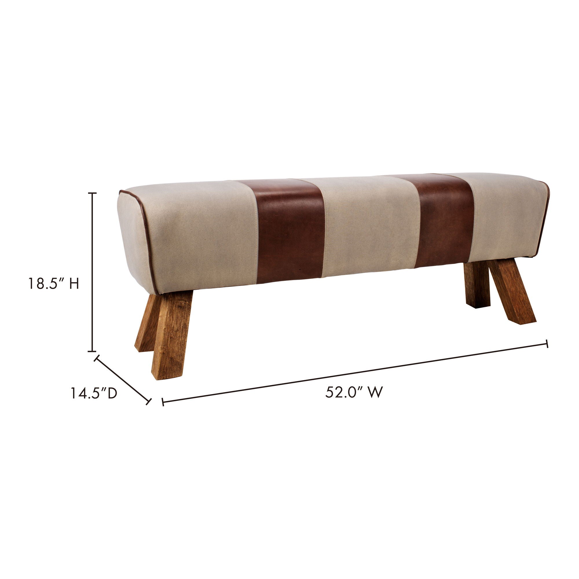 Pommel - Bench - Dark Brown