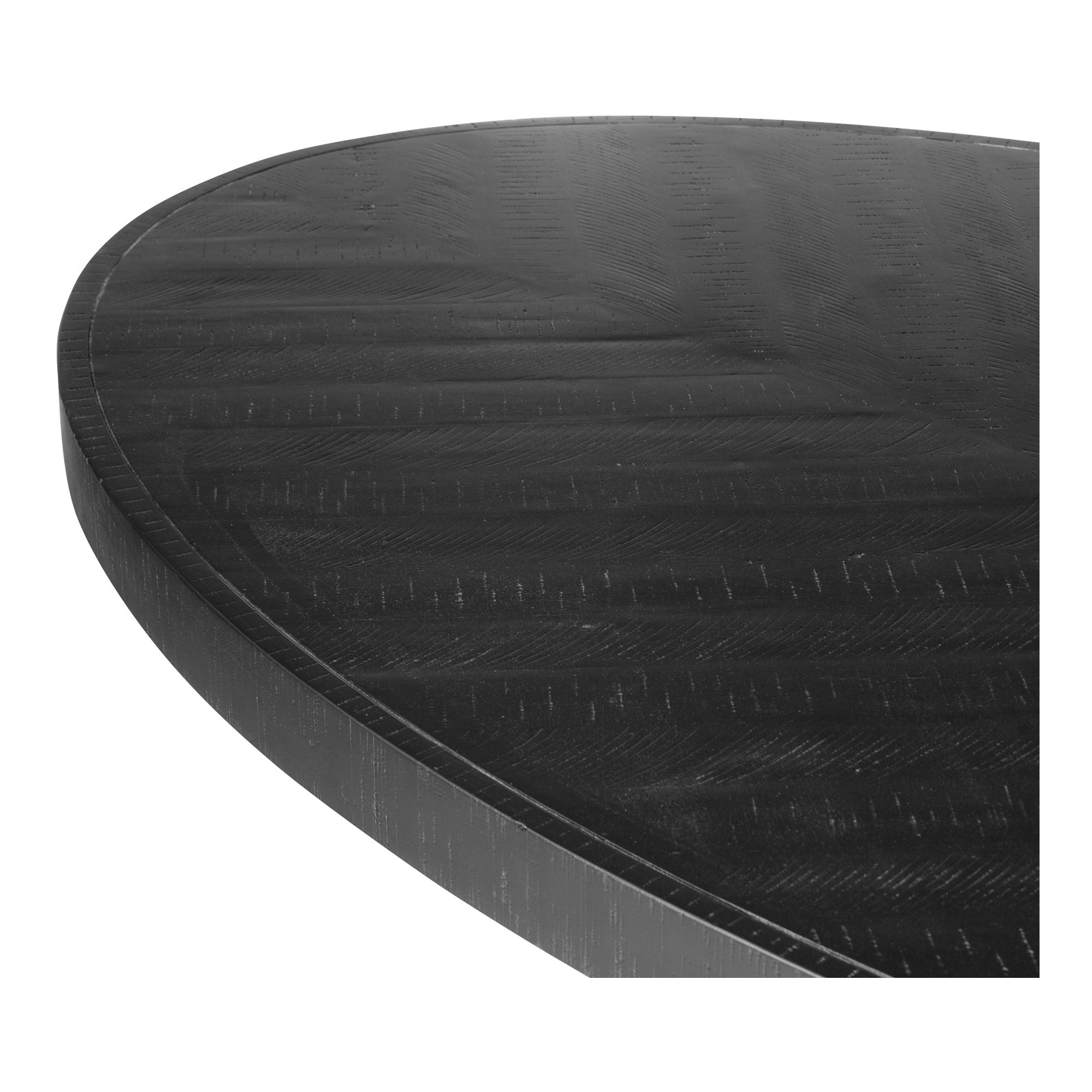 Parq - Oval Dining Table - Black