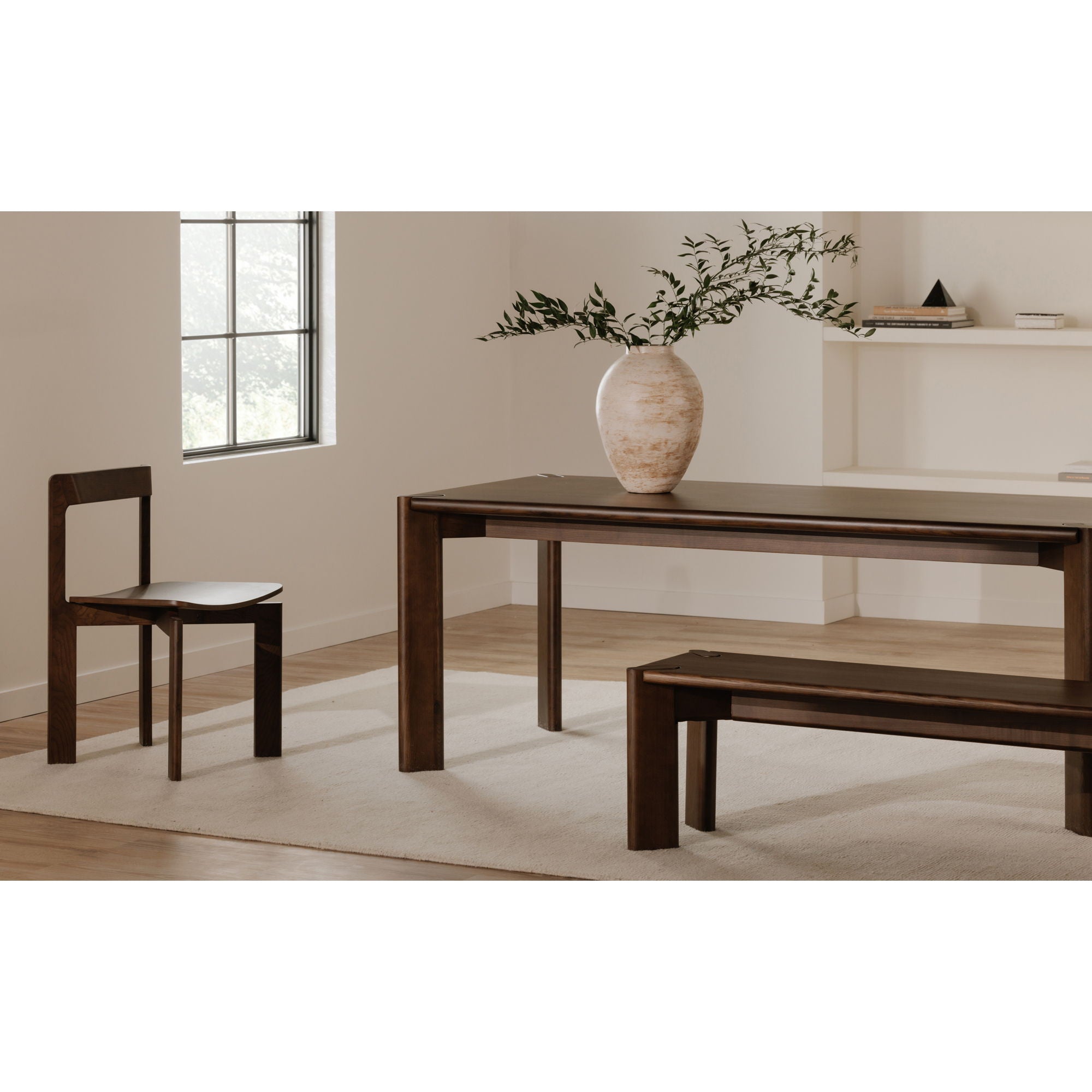 Daifuku - Large Dining Table - Dark Brown
