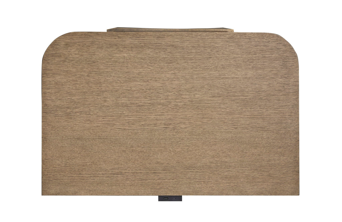 Thorne - Drawer Nightstand - Amber Brown