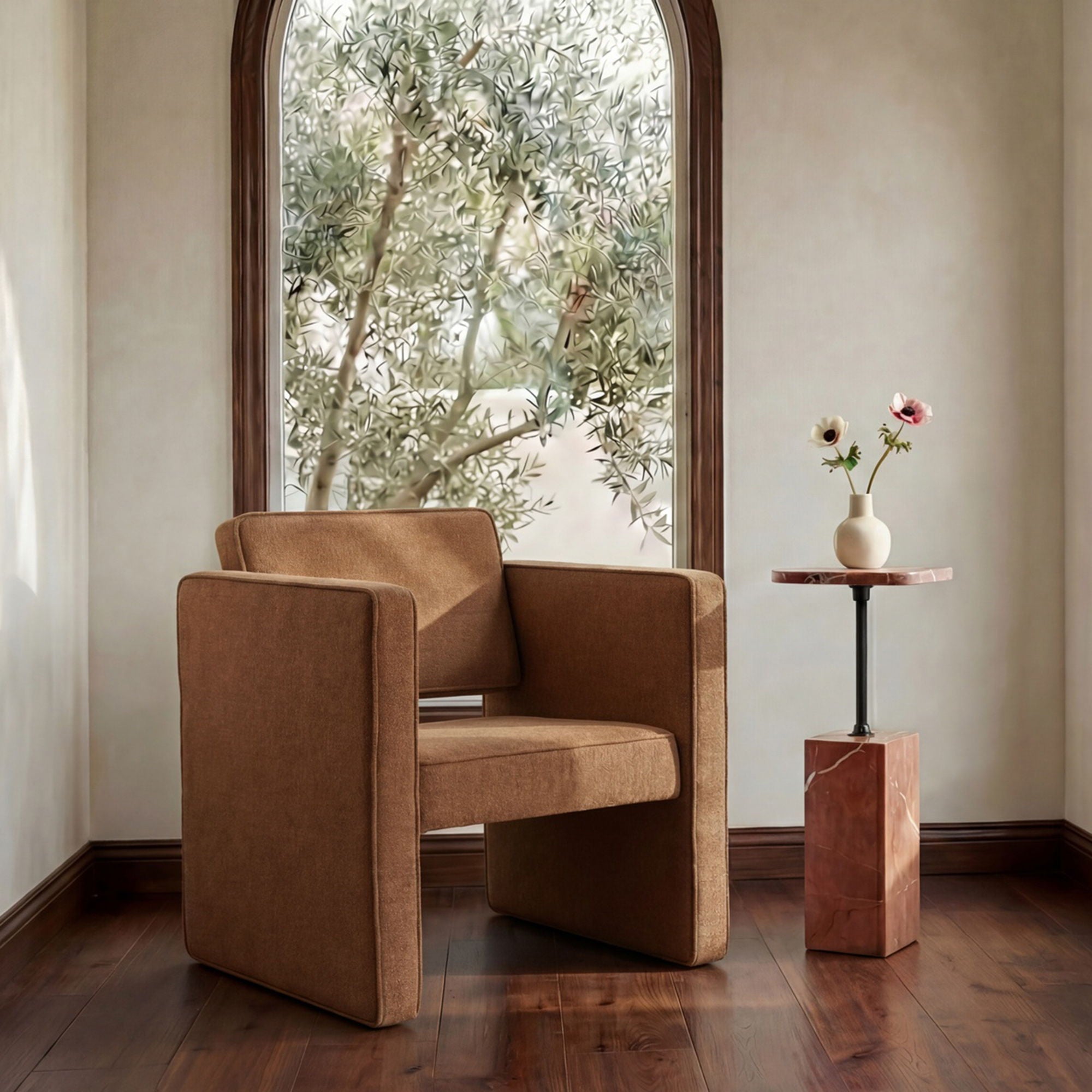 Harris - Accent Chair - Burgundy