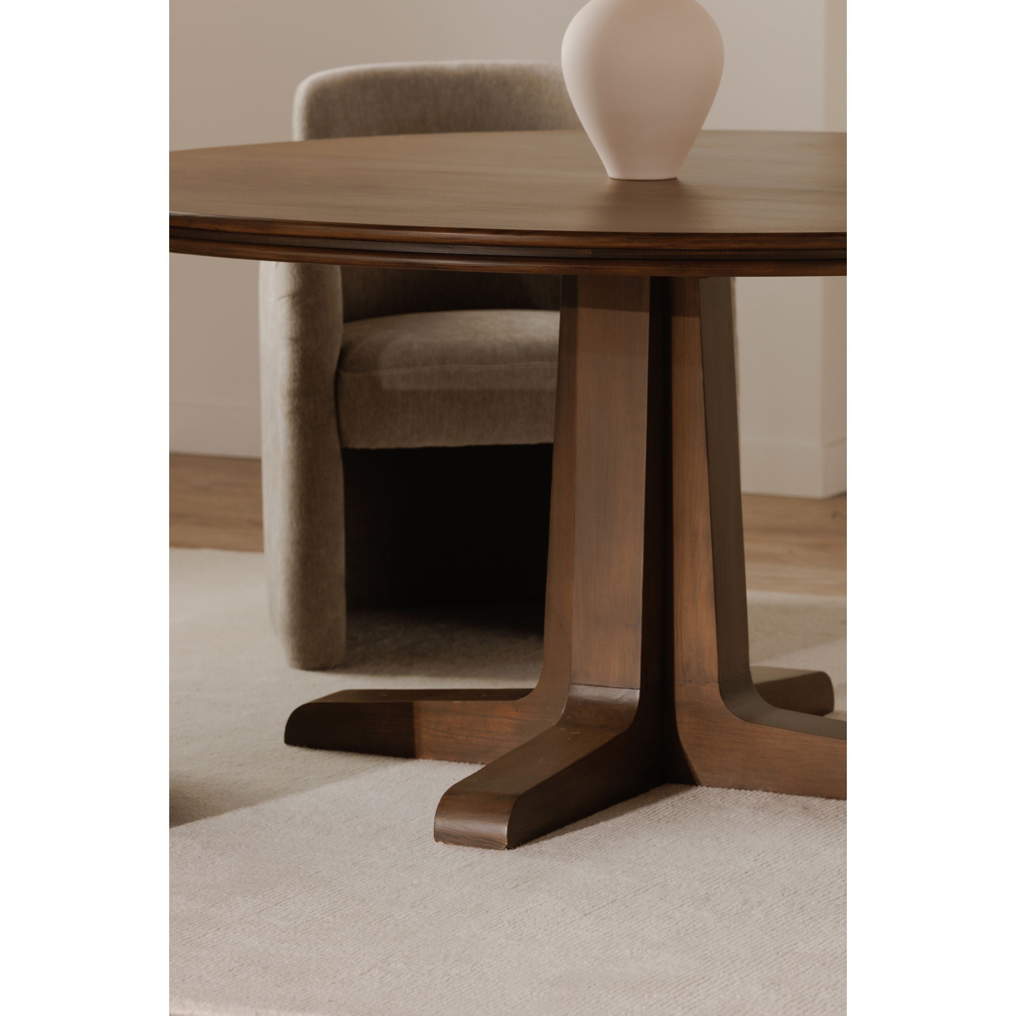 Charles - Dining Table - Dark Brown