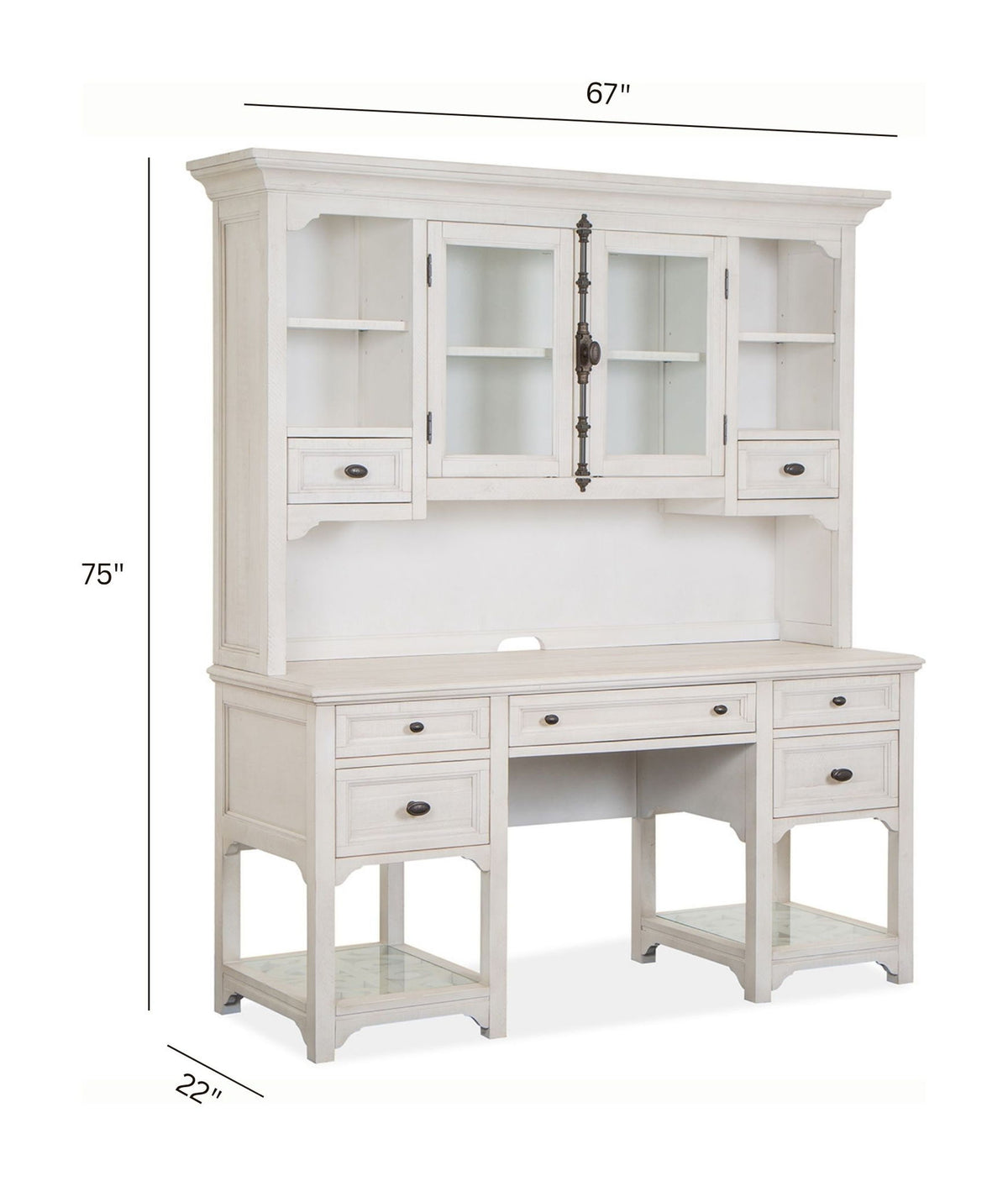 Bronwyn - Desk - Alabaster