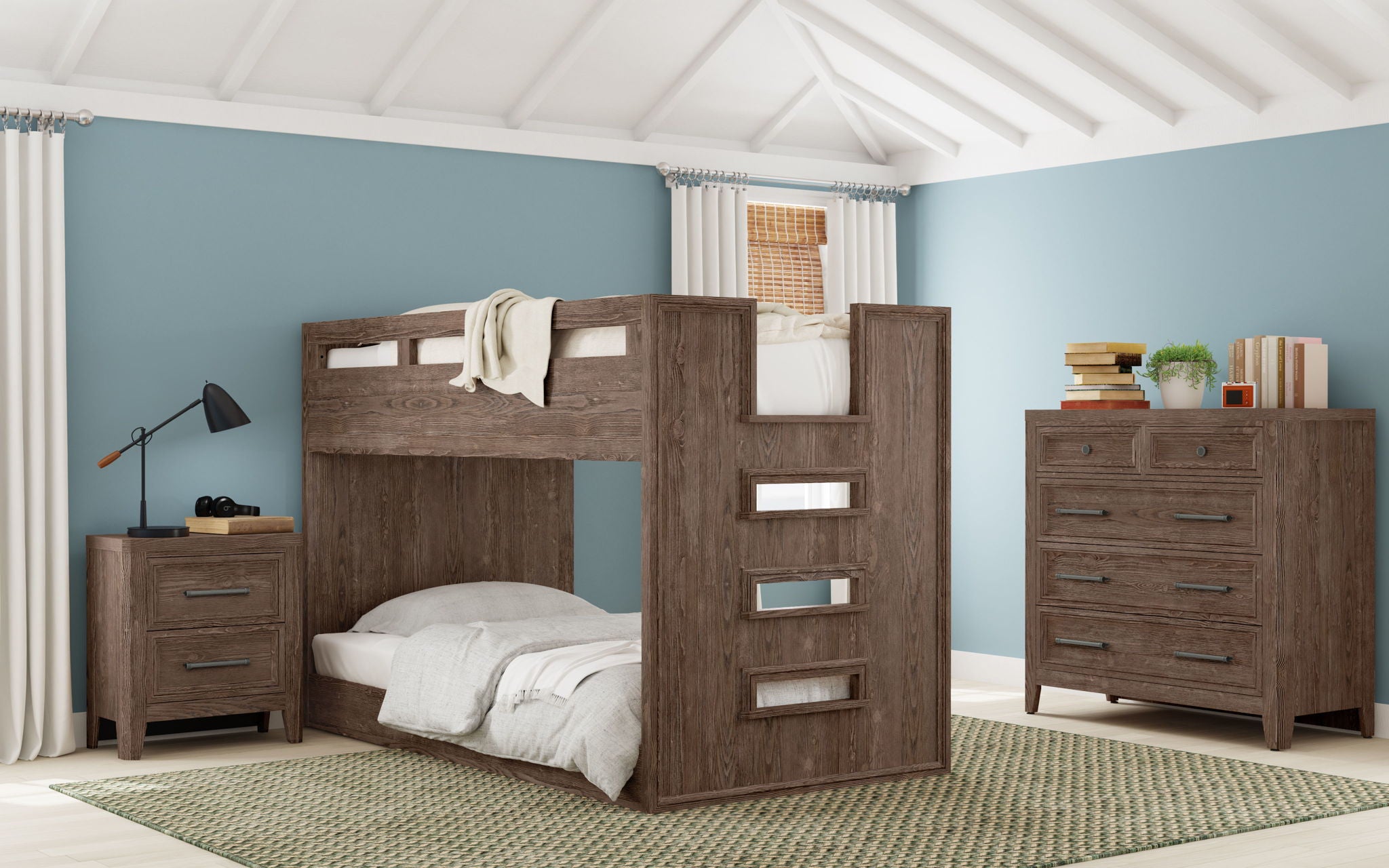 Carlson - 5 Drawer Chest - Harvest Brown