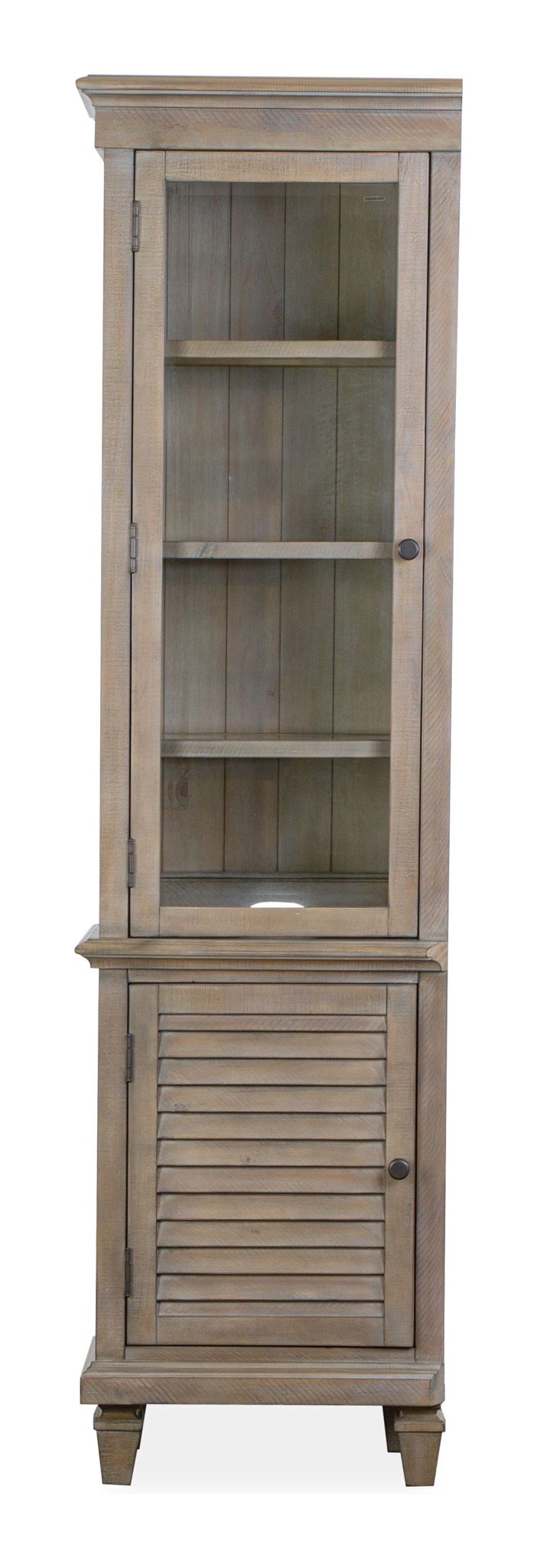 Calistoga - Rustic Entertainment Wall - Dovetail Gray