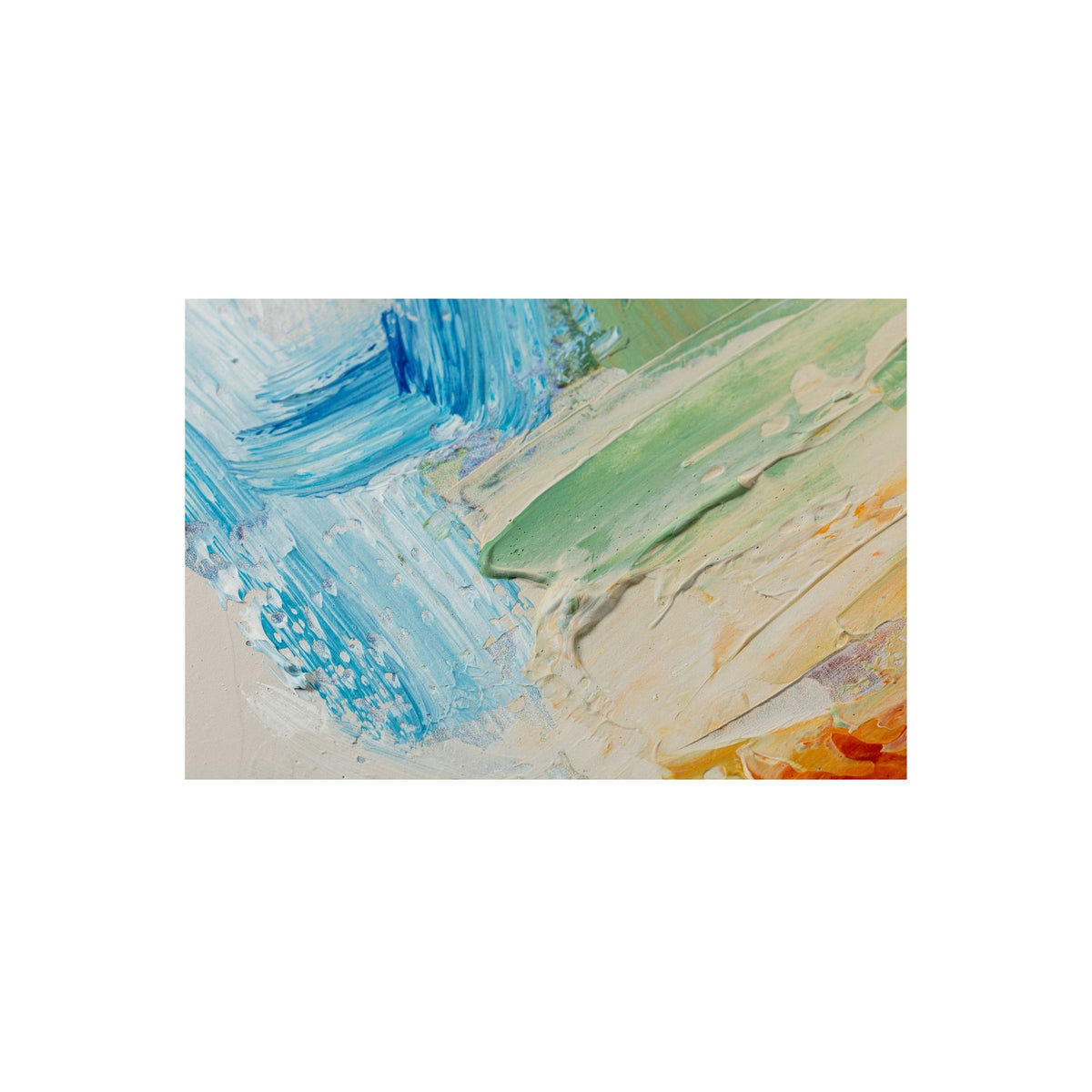 Vitality - Framed Painting - Multicolor