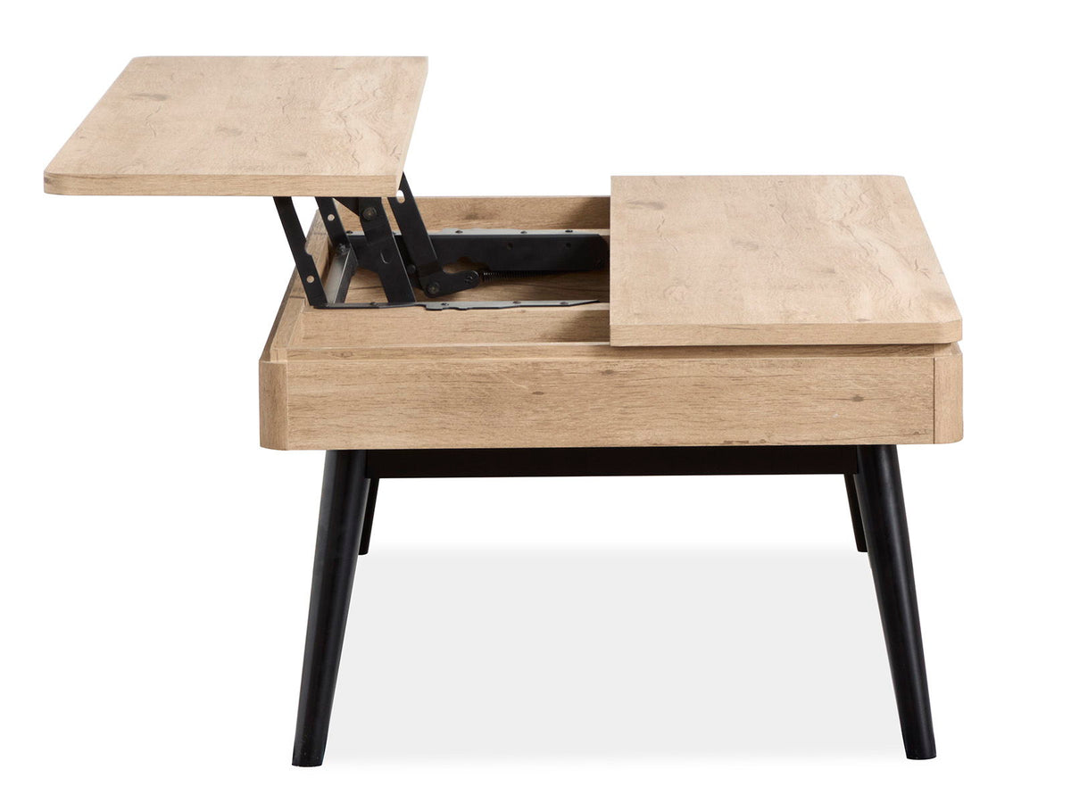 Fletcher - Lift Top Storage Cocktail Table - Driftwood