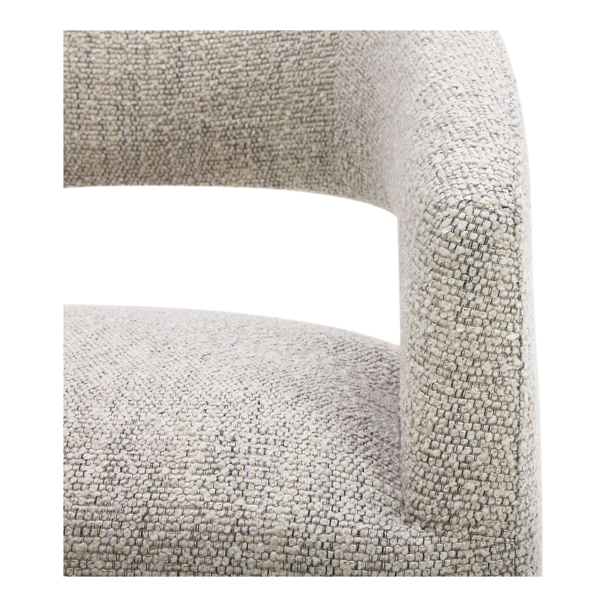 Barrow - Rolling Dining Room Chair - Gray Storm