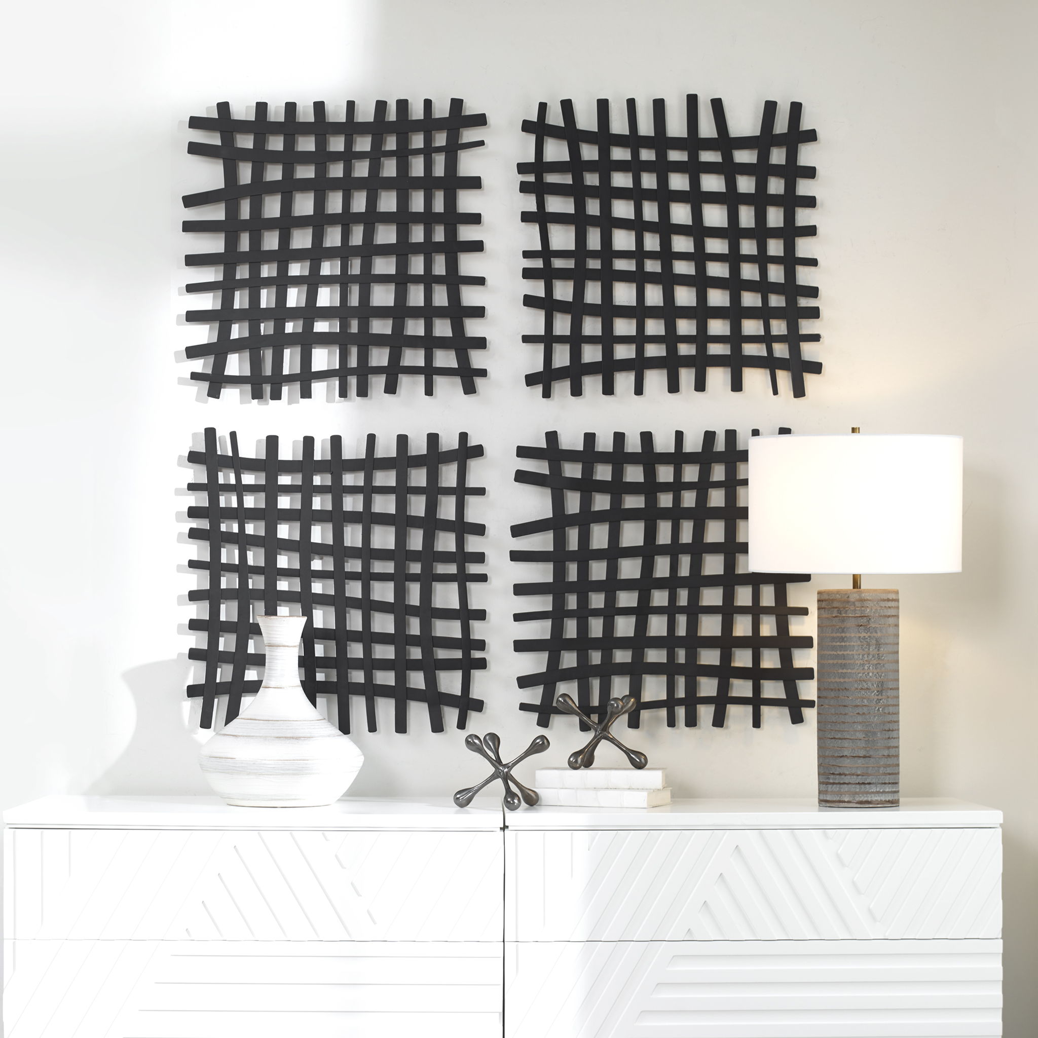 Gridlines - Iron Wall Decor