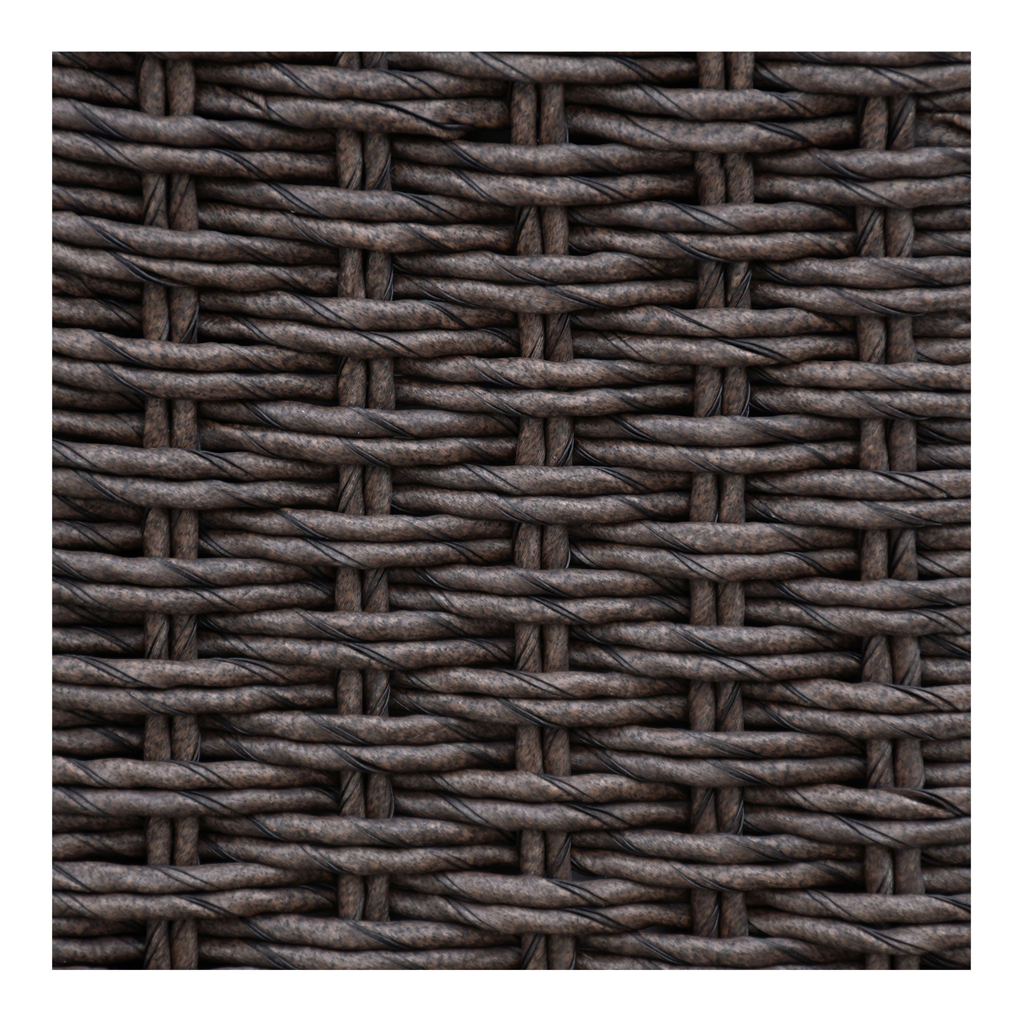 Soma - Outdoor Accent Chair - Dark Brown / White