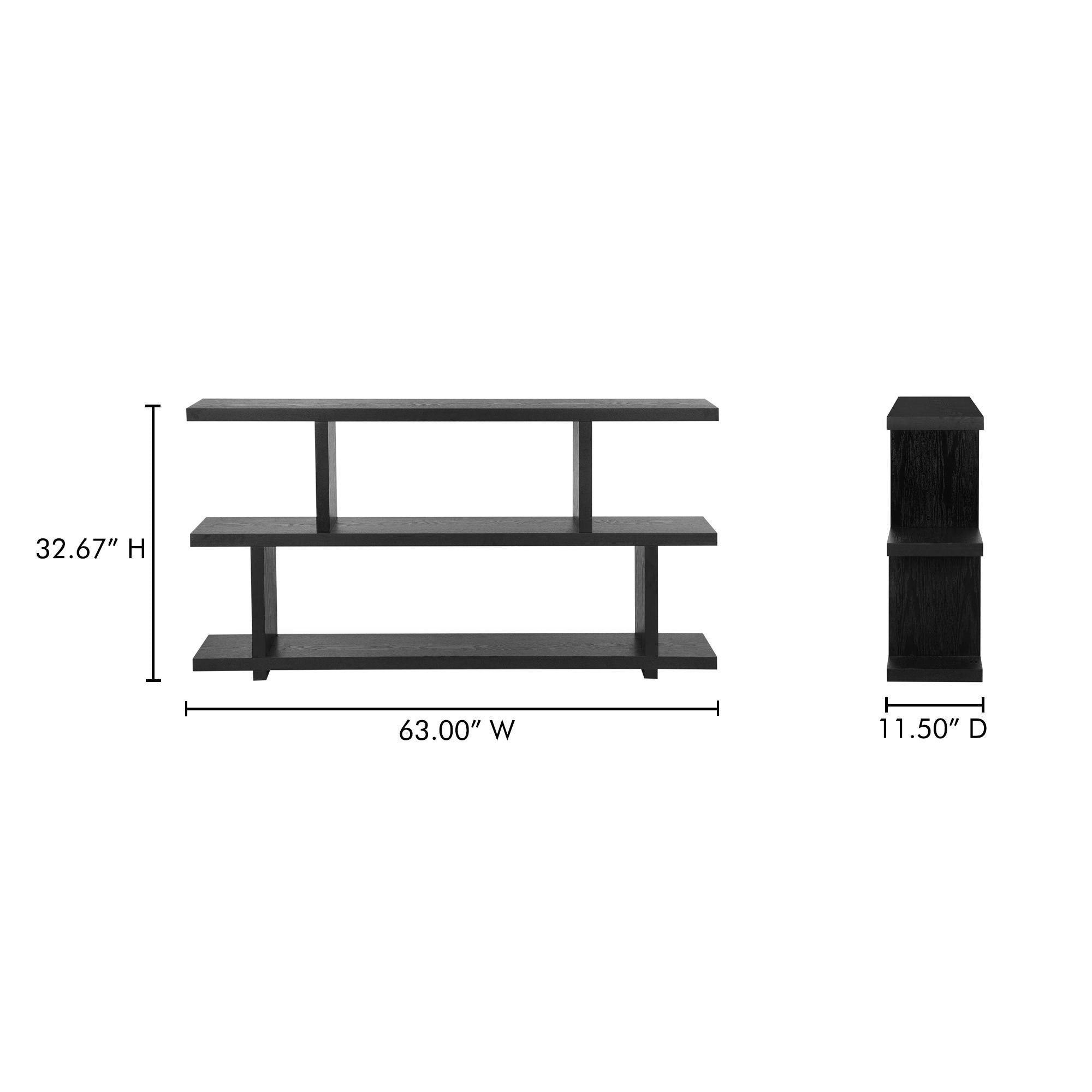 Miri - Small Shelf - Black