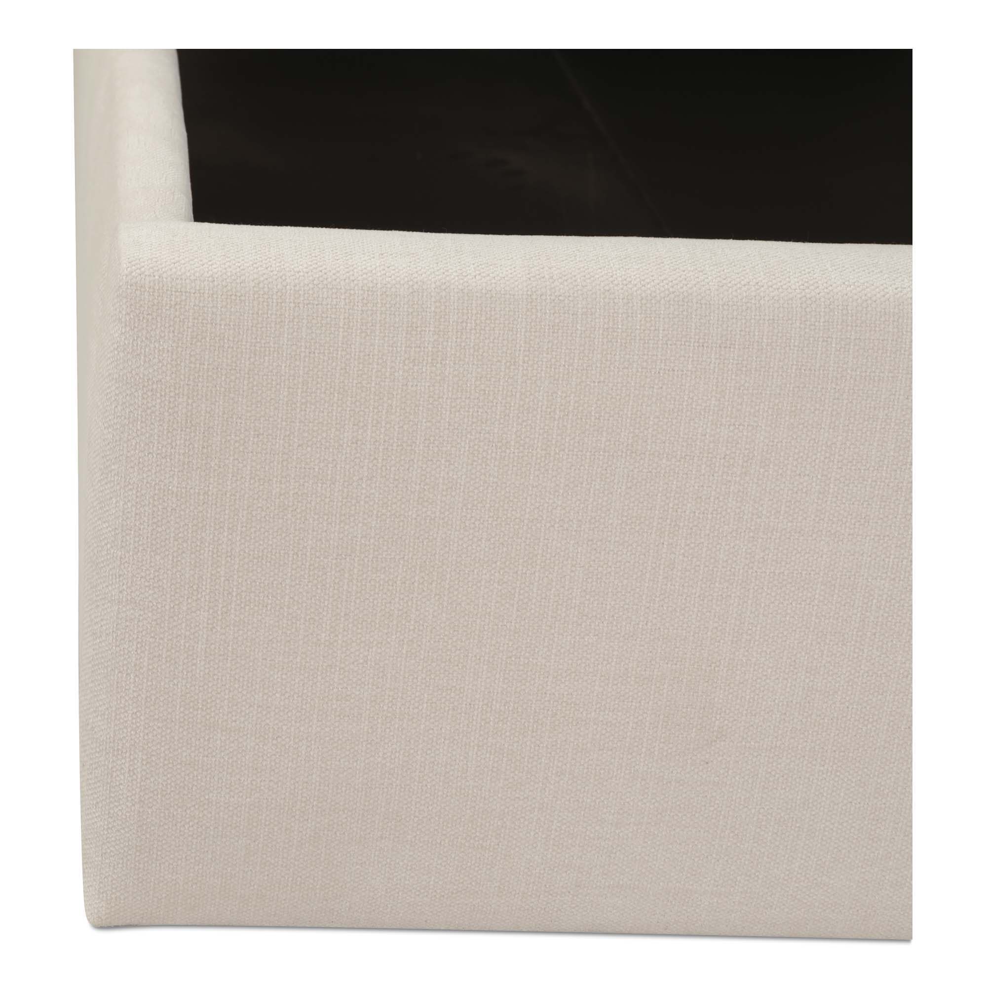 Sebastion - King Storage Bed - Cream