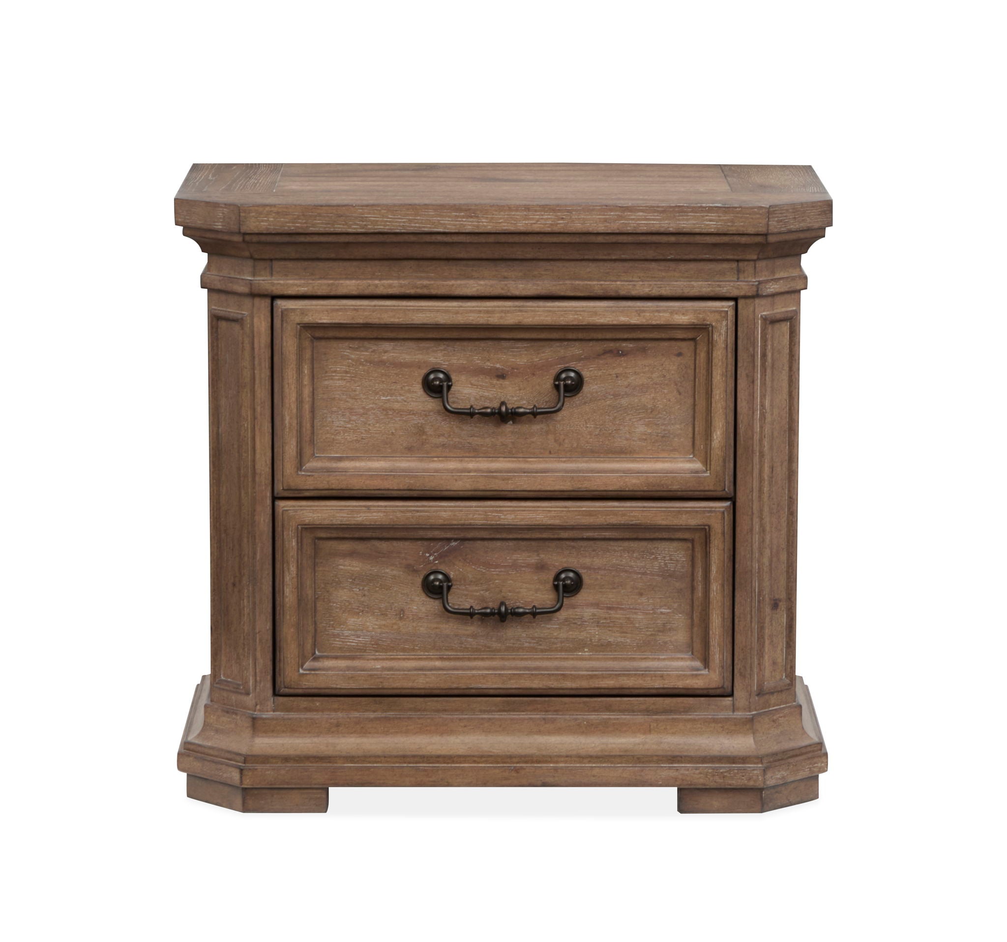 Adler Court - Drawer Nightstand - Florentine Walnut